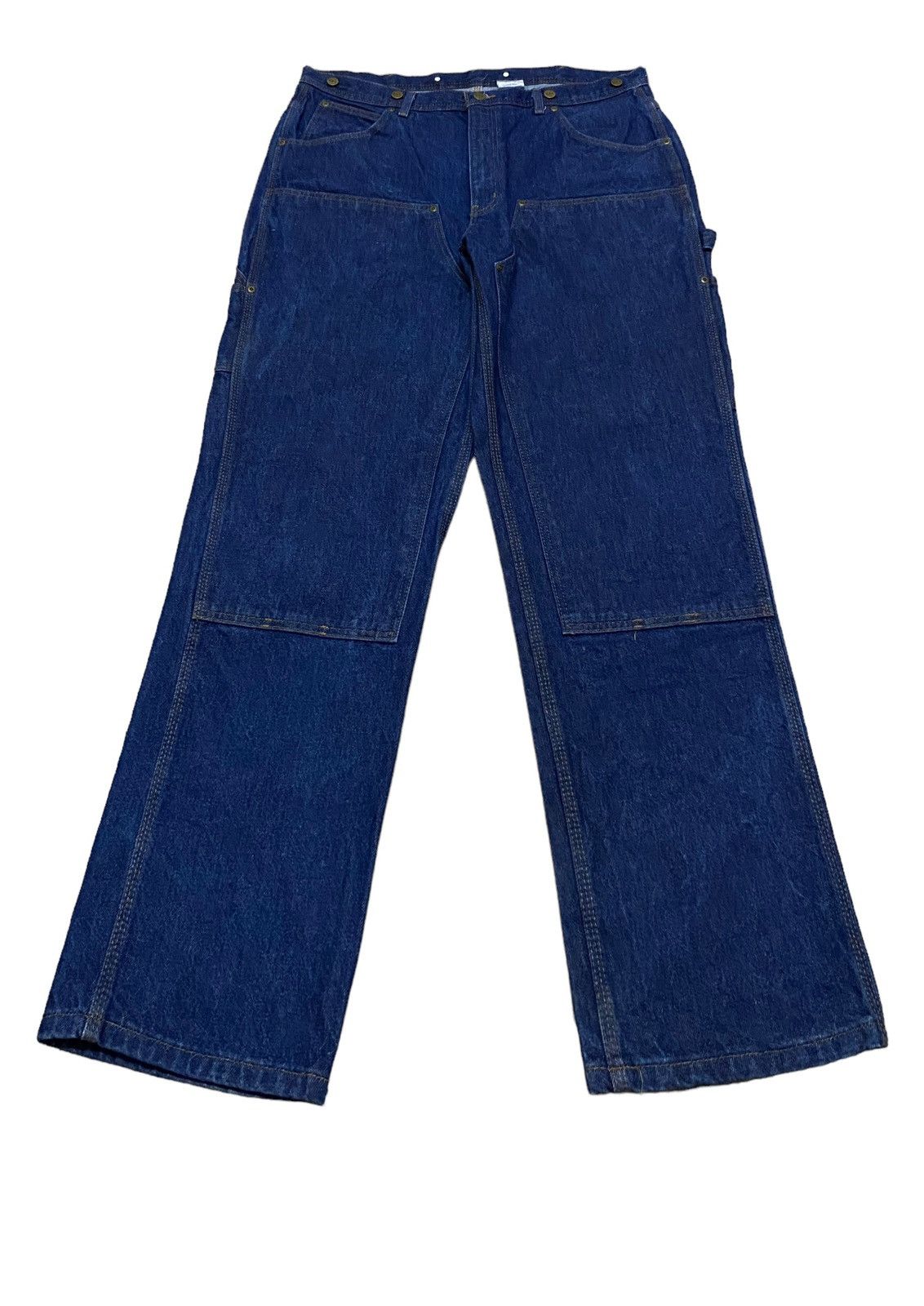 If Six Was Nine × Vintage Vintage Brand Key Double Knee Baggy Jeans 1990s Size US 40 / EU 56 - 1 Thumbnail