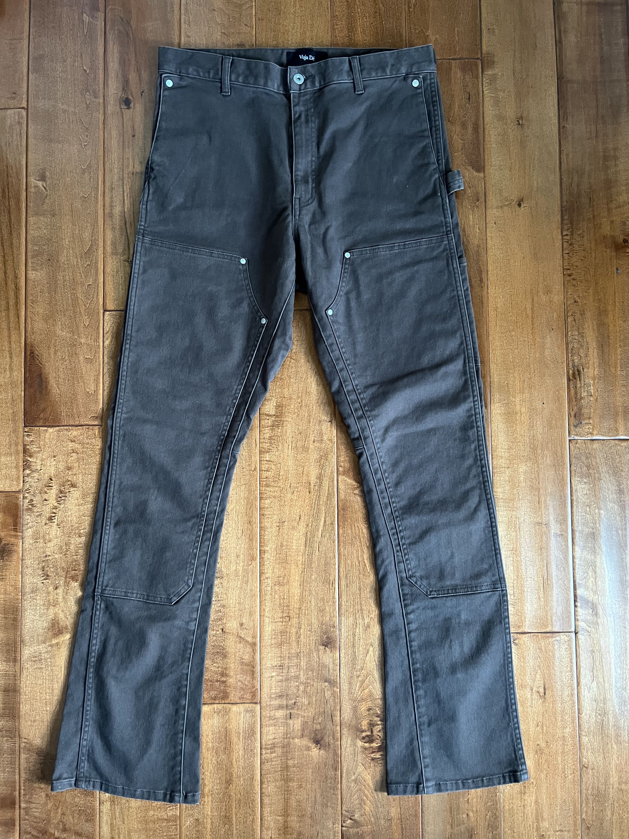 image of Brown Vuja De 003 Backzip Work Pant Large, Men's (Size 35)