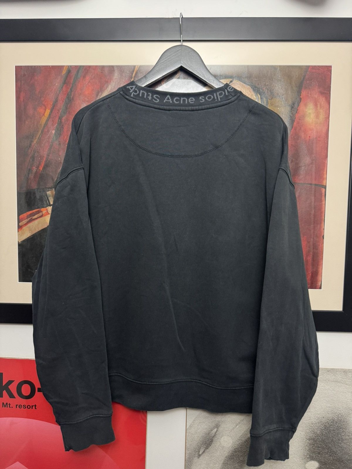 Acne Studios Acne Studios Flogho Crewneck Oversize Boxy Fit Designer Size US S / EU 44-46 / 1 - 2 Thumbnail