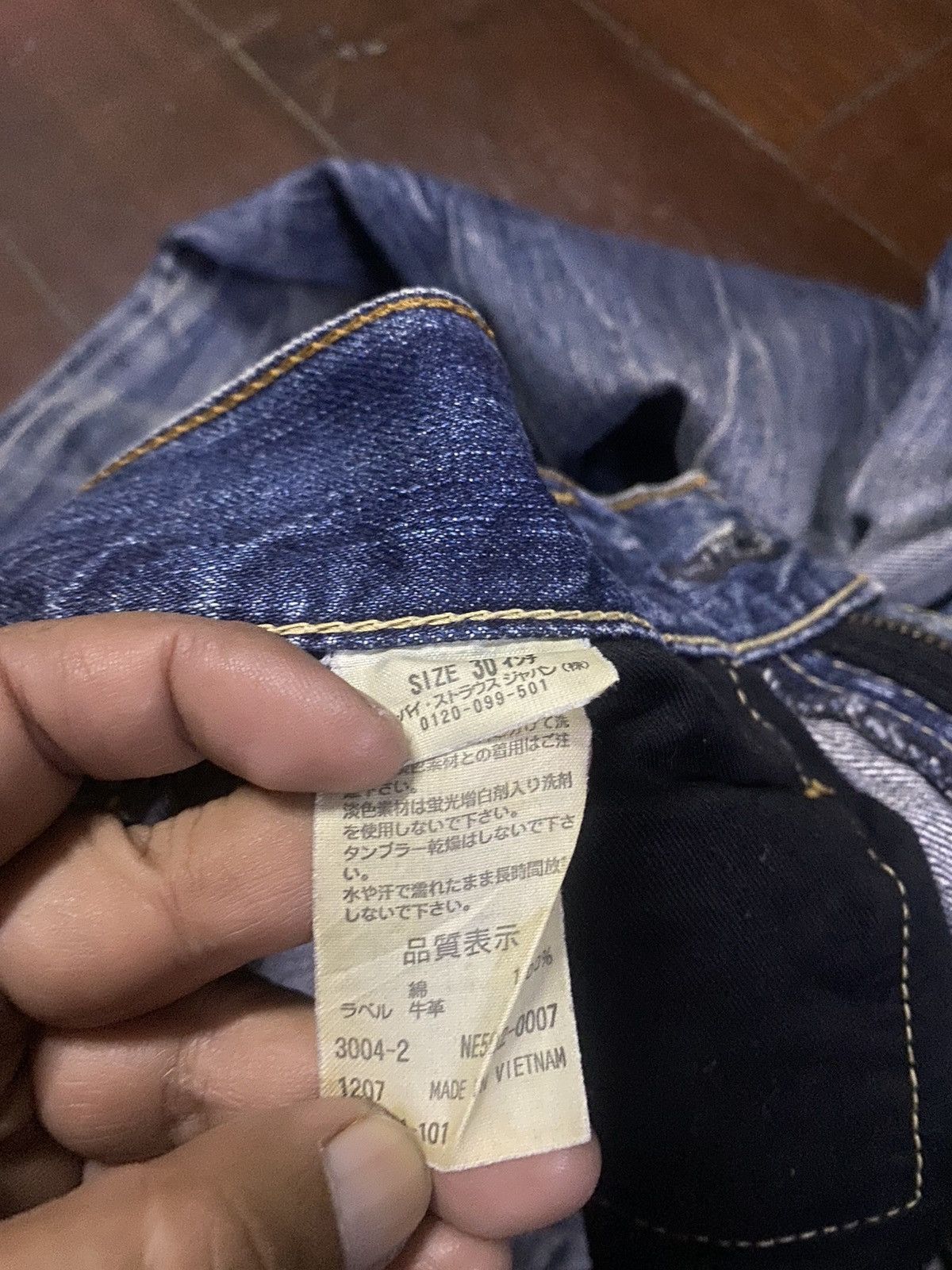 Levi's Fire 🔥 LEVIS 502 mud wash dirty distressed claw mark Size US 32 / EU 48 - 20 Thumbnail