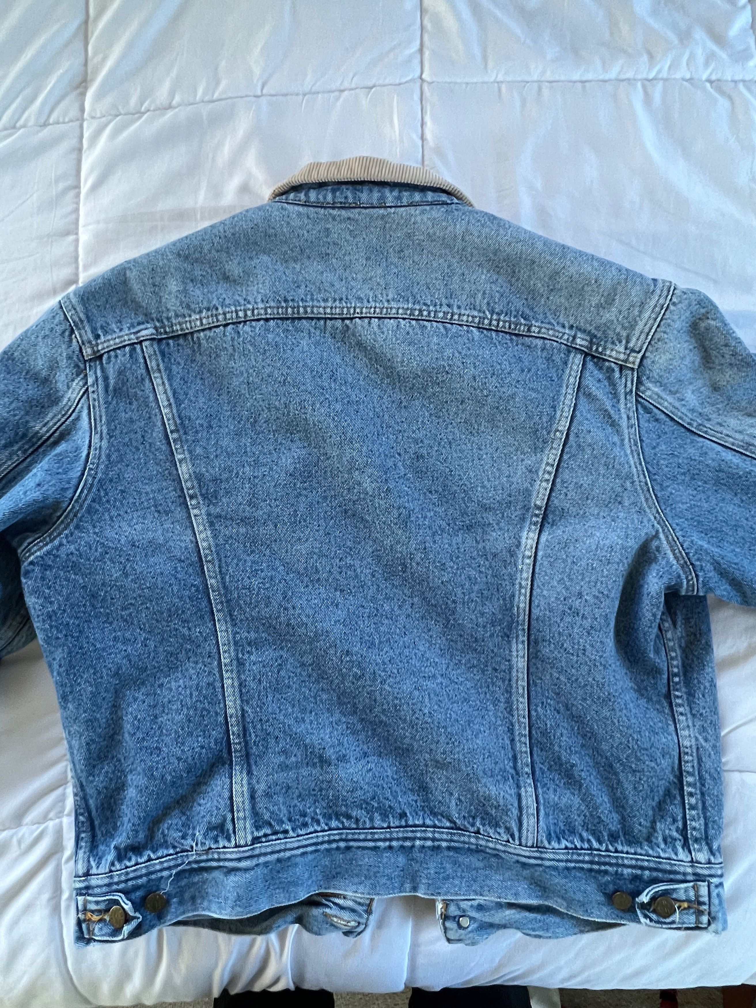 Vintage Vintage Riders Blanket Lined Jean/Denim Trucker Jacket Size US M / EU 48-50 / 2 - 2 Thumbnail