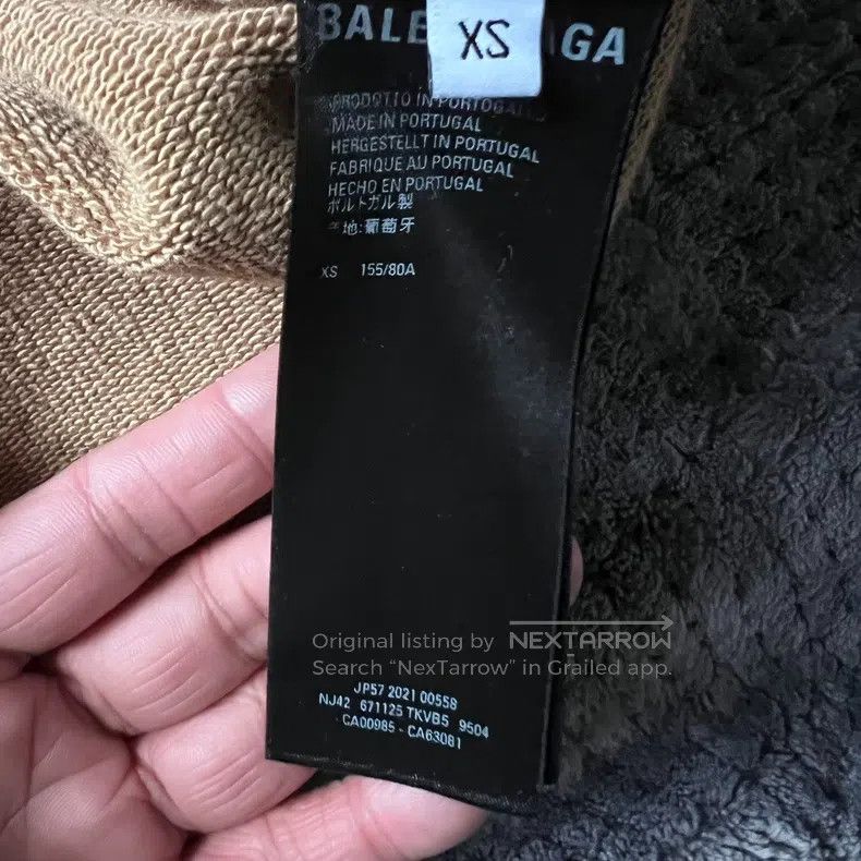 Balenciaga Balenciaga Loose long-sleeve sweatshirt with chest logo pa Size XS / US 0-2 / IT 36-38 - 6 Thumbnail