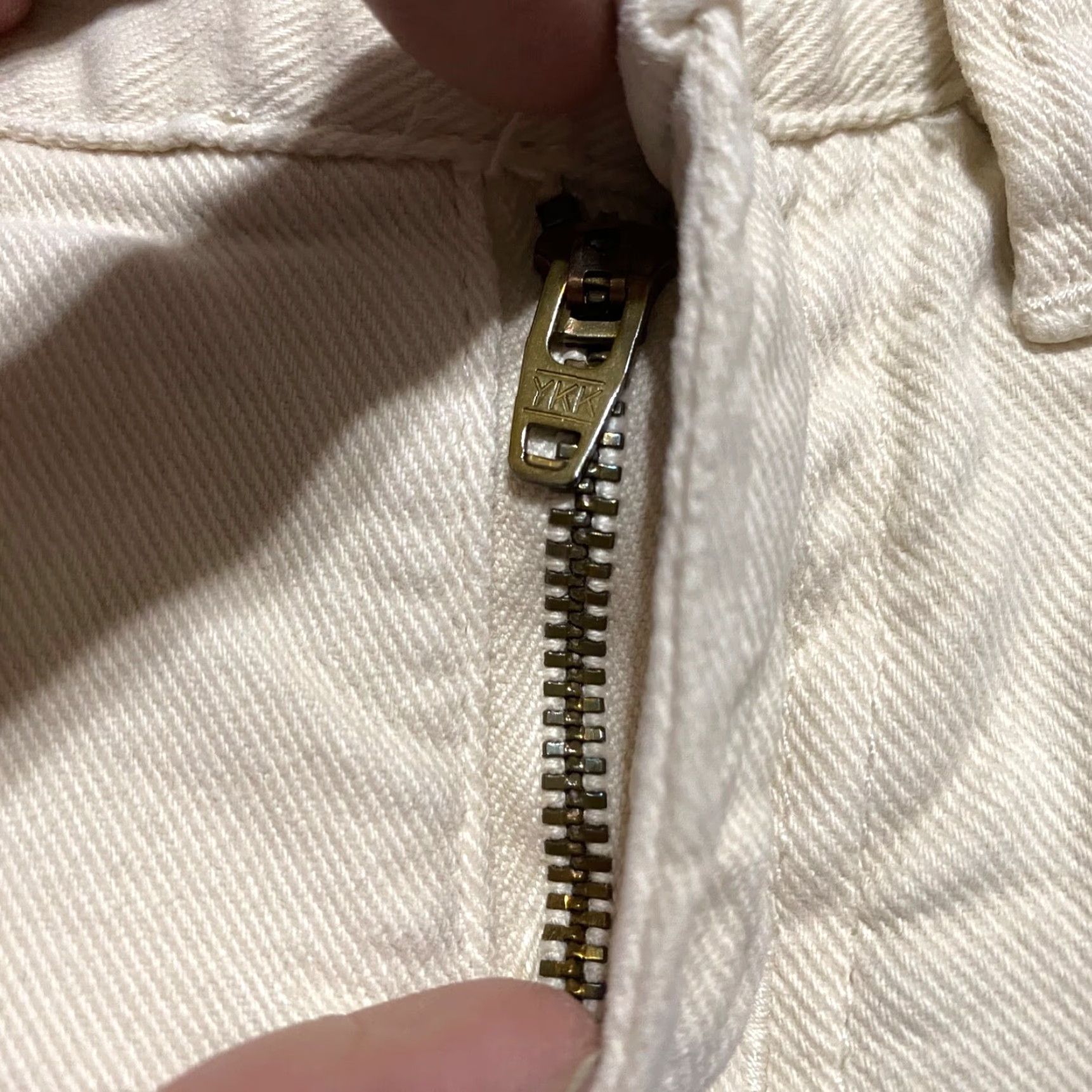 J.Crew J.CREW Jeans Womens 27 Beige Denim Light Wash Toothpick Skinny Low Rise 5-Pocket Regular Cap Rise Women Jeans - 90s? Size 27" / US 4 / IT 40 - 7 Thumbnail
