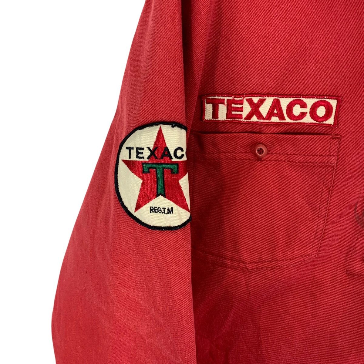 Vintage VINTAGE TEXACO BRAND OIL STAFF WORKER JACKET Size US L / EU 52-54 / 3 - 7 Thumbnail