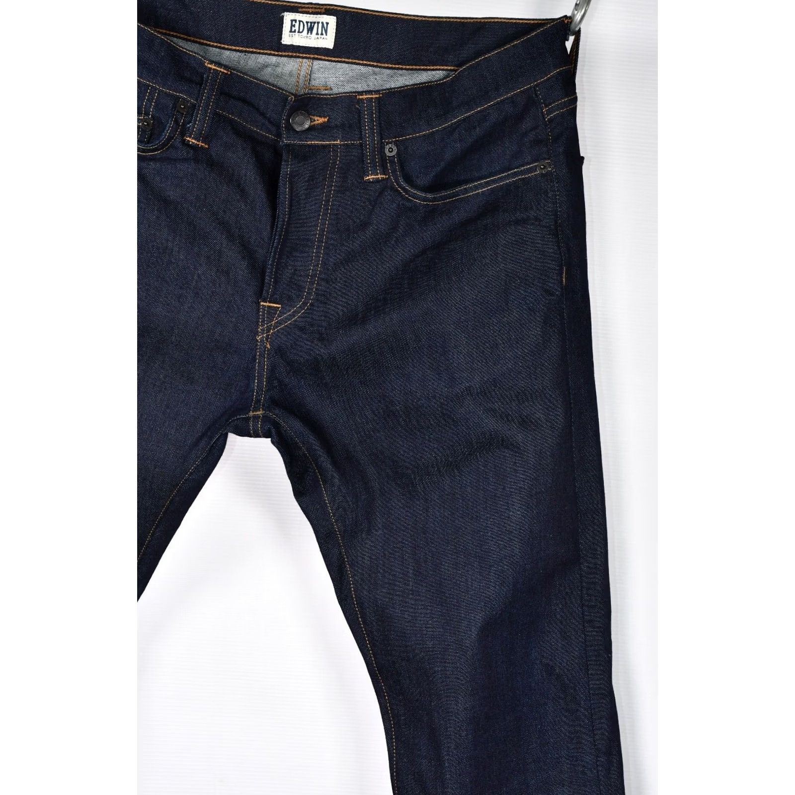 Edwin Edwin Jeans ED-75 Slim Tapered Black Men W34/L34 Binary? Size US 34 / EU 50 - 6 Thumbnail