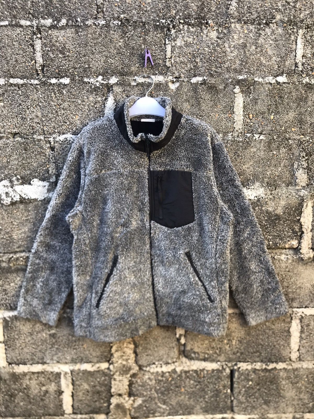 GU × Japanese Brand 🌟Gu Outdoor style Deep Pile Fleece Zipper Sweater Jacket Size US M / EU 48-50 / 2 - 1 Thumbnail