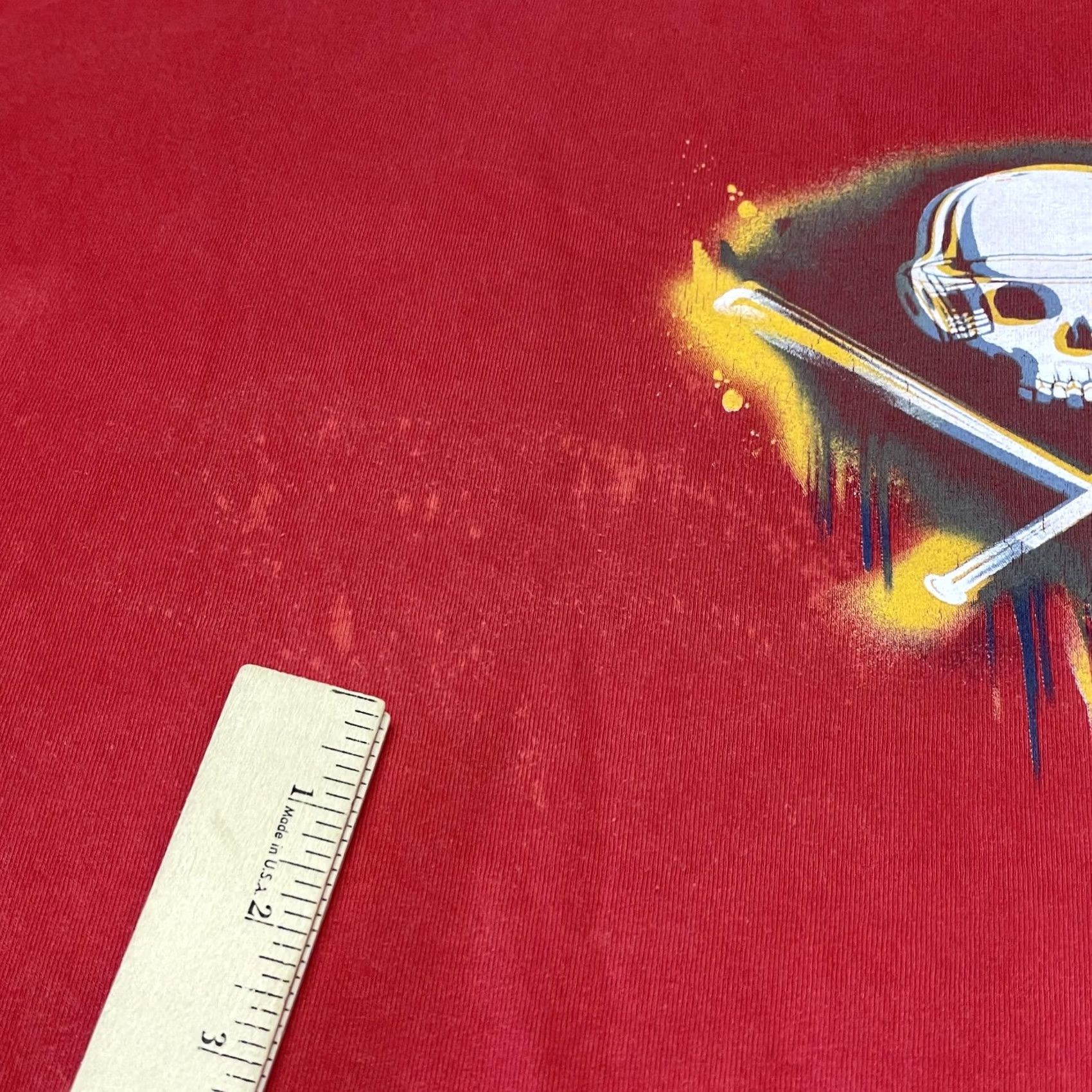 Nike Nike Shirt Mens XL Red Skull Crossbones Baseball Bats Graphic Athletic Tee Size US XL / EU 56 / 4 - 2 Thumbnail