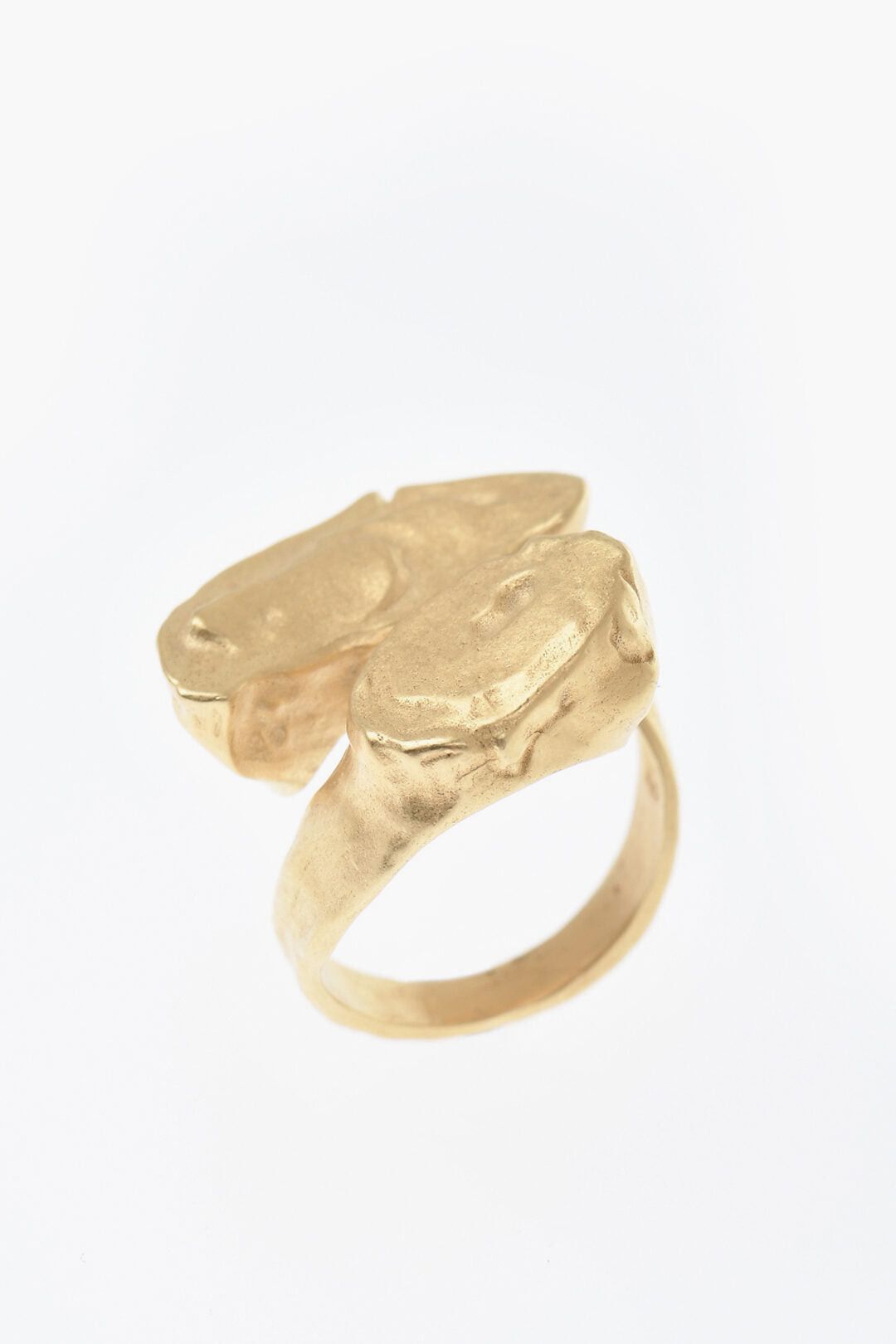 Gold-Effect Metal Signet Ring