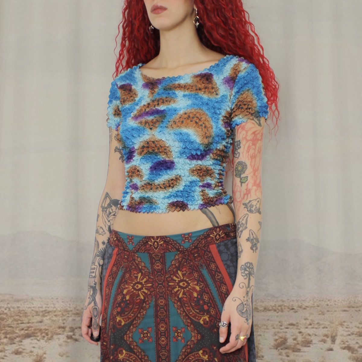 Other 🎭SPIKE BLUE TOP🎭 Size S / US 4 / IT 40 - 2 Thumbnail