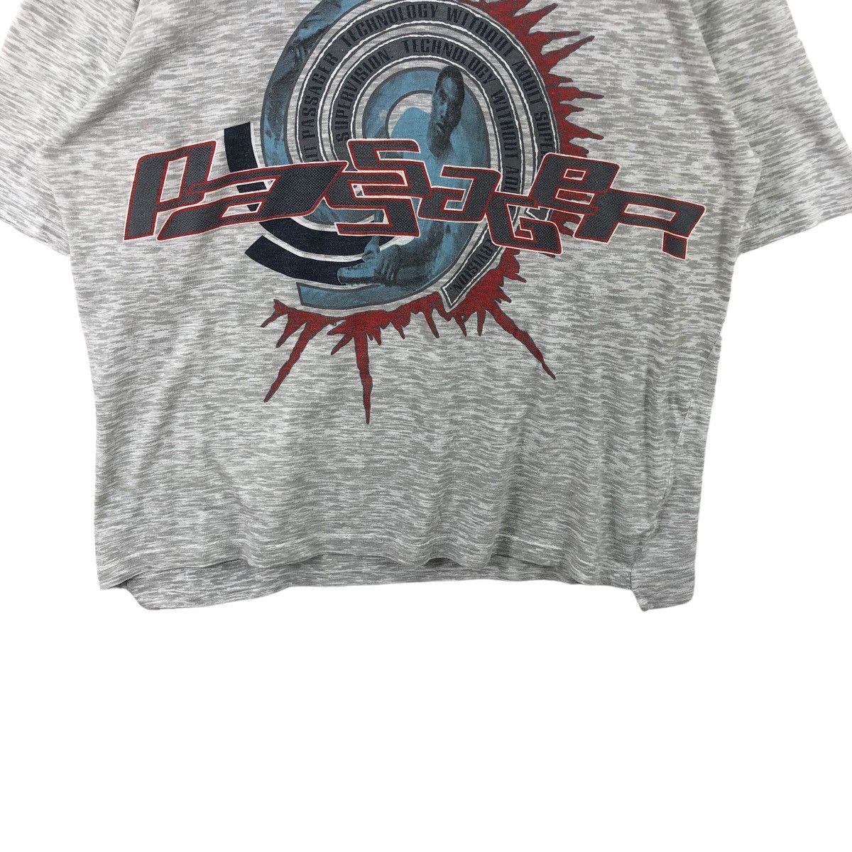 Vintage Pick!! Vtg PASSAGER TECHNO WEAR Top Tee Tshirt Size US L / EU 52-54 / 3 - 4 Thumbnail
