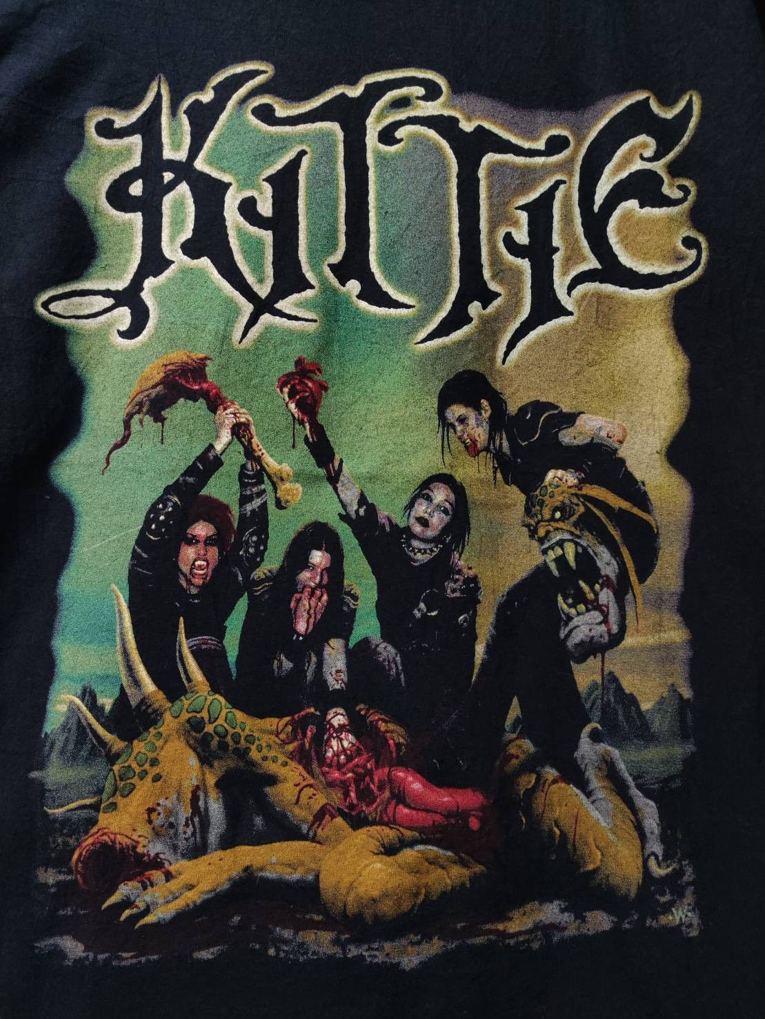 Band Tees Vtg Kittie " More Fucking Blood " T-Shirt Size US L / EU 52-54 / 3 - 3 Thumbnail