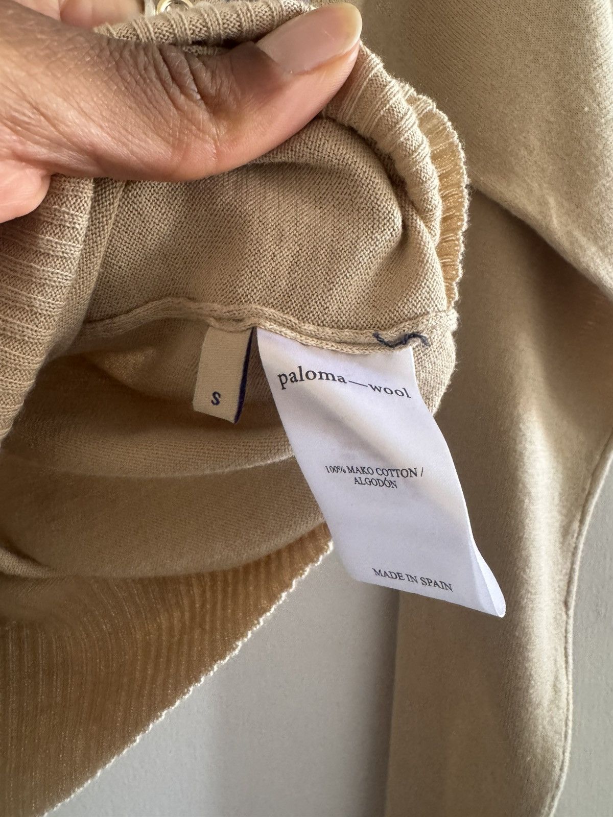 Paloma Wool Beige Lightweight Knit Sweater Size S / US 4 / IT 40 - 4 Thumbnail