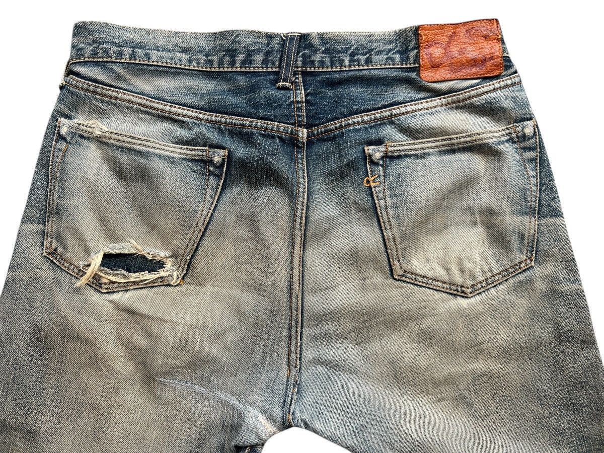 45rpm Vintage 45RPM Distressed Selvedge Mudwash Denim Jeans 32x29 Size US 32 / EU 48 - 9 Thumbnail