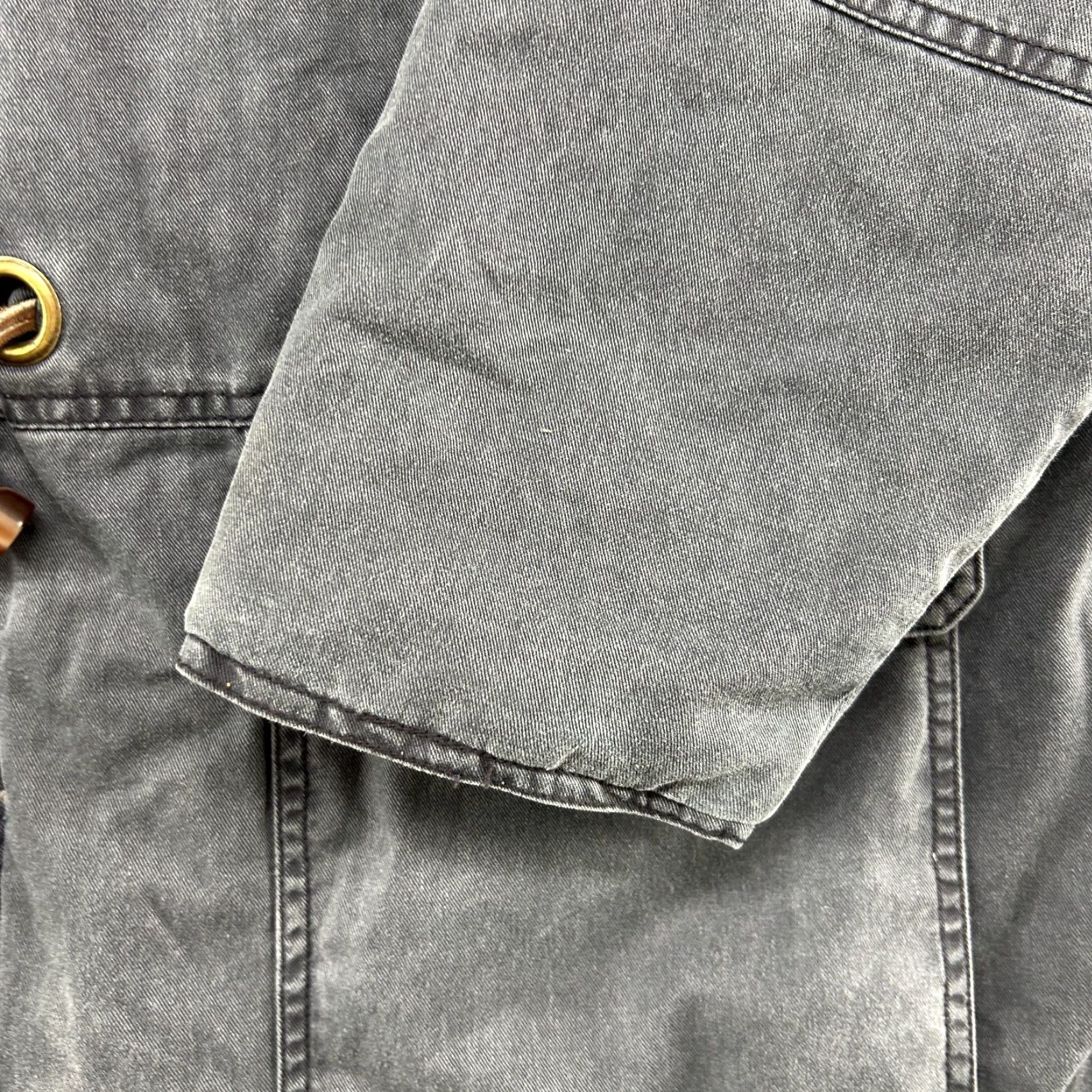 Vintage VINTAGE American Male Coat Mens L Gray Chore Barn Flannel Lined Toggle Long 90s Pea Coat, Zip, Button, Lined, Cotton Blend, 90s Theme Mens Size US L / EU 52-54 / 3 - 3 Thumbnail