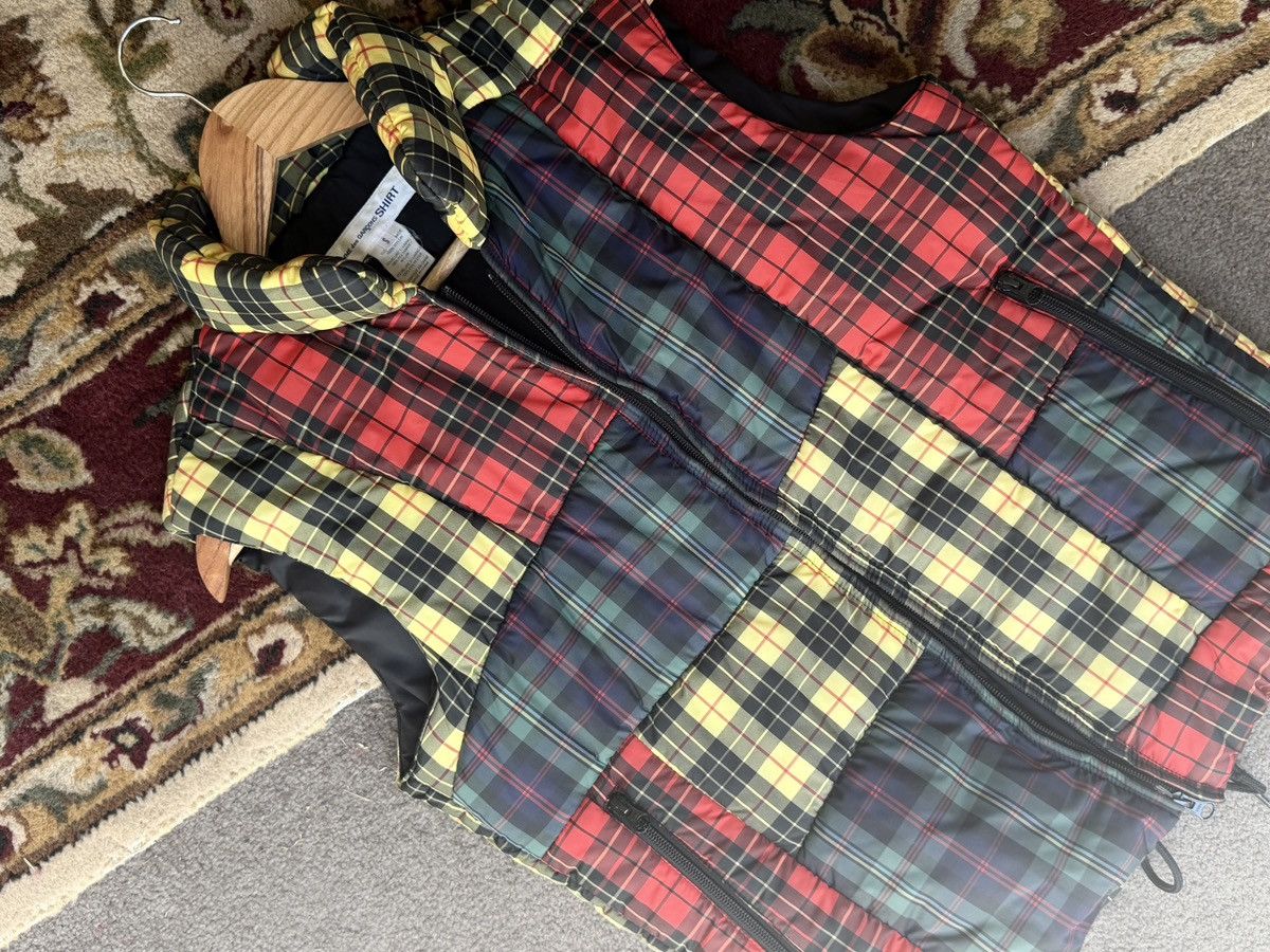 Comme des Garcons SHIRT Comme does Garçons SHIRT Tartan Puffer Vest Size US S / EU 44-46 / 1 - 4 Thumbnail