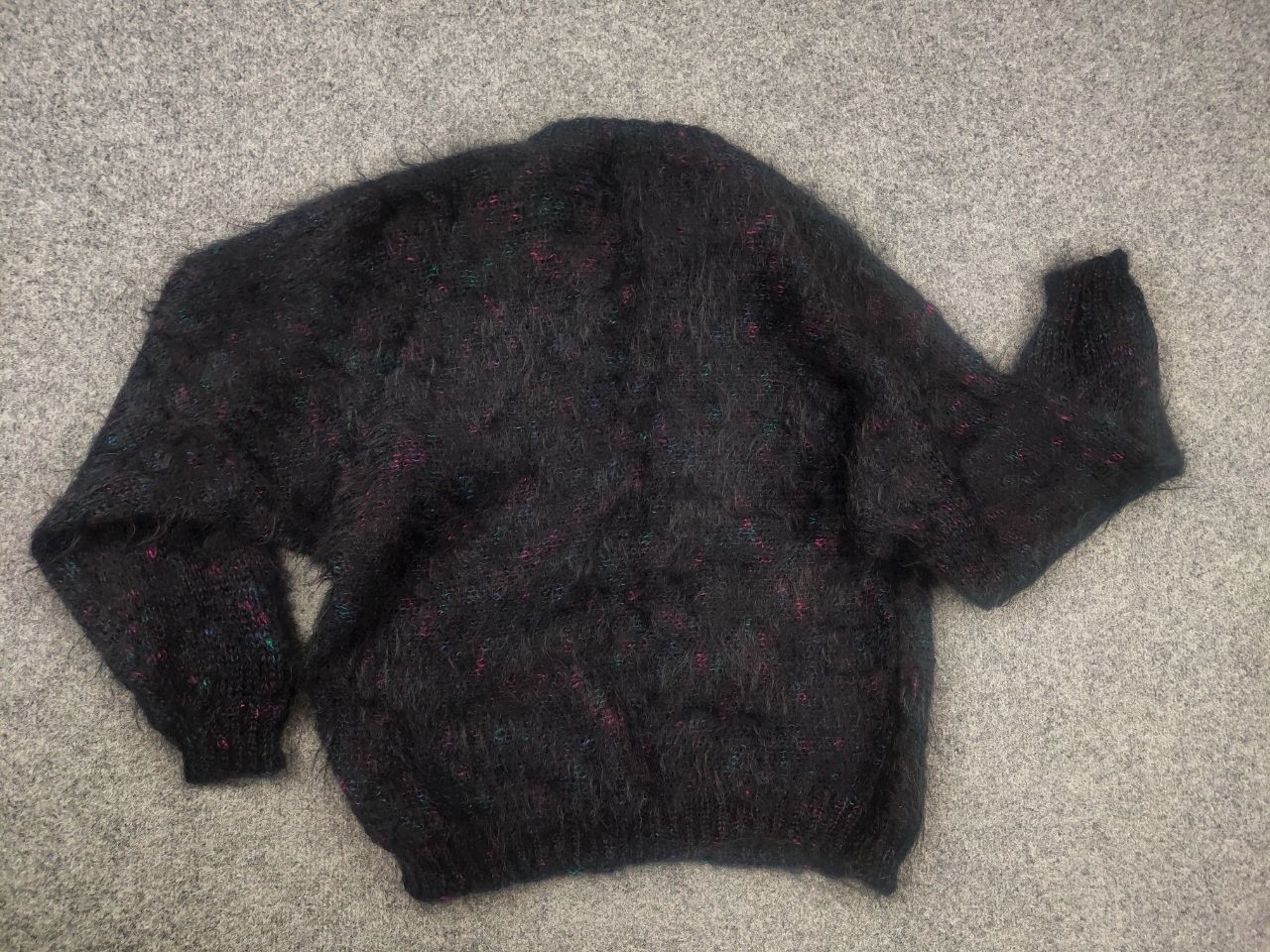 Vintage Noto Vintage 90's Fuzzy Mohair Hand Knit Oversized Sweater Size M / US 6-8 / IT 42-44 - 8 Thumbnail
