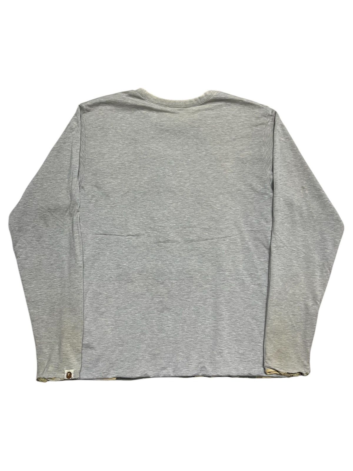 Bape × Kaws OG Bape x Kaws Camo Reversible L/S T-Shirt Distressed Size US M / EU 48-50 / 2 - 15 Thumbnail