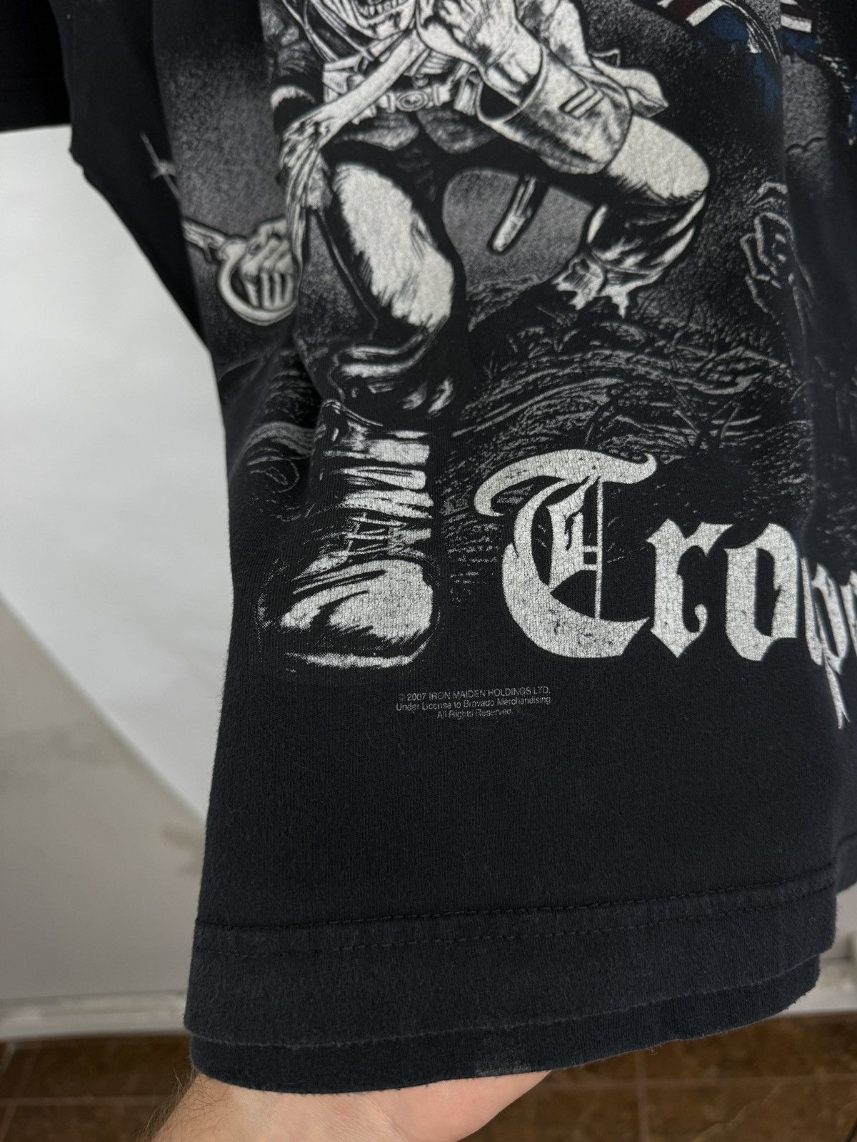 Iron Maiden 🇬🇧Vintage 2007 Iron Maiden The Trooper T-Shirt Heavy Metal Size US L / EU 52-54 / 3 - 6 Thumbnail