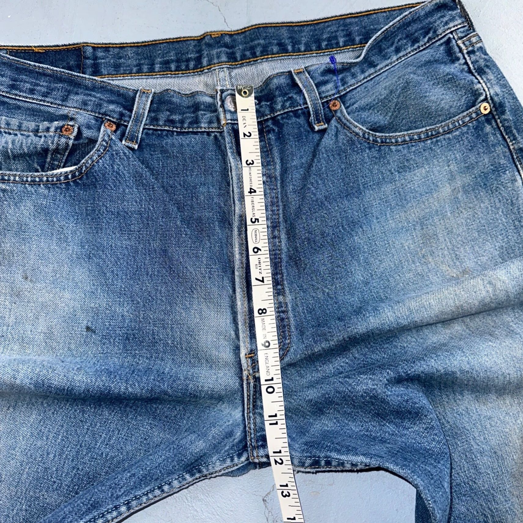 Levi's VINTAGE Levi's 501 Jeans 90s USA Light Blue Denim Straight 38x34 Regular Men Size US 38 / EU 54 - 6 Thumbnail