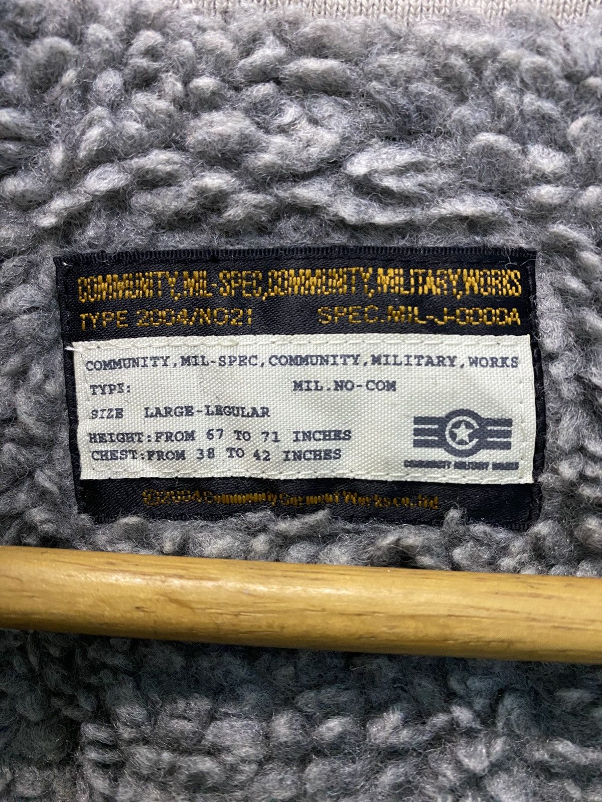 Vintage Vintage bomber jacket community military works Size US L / EU 52-54 / 3 - 9 Thumbnail