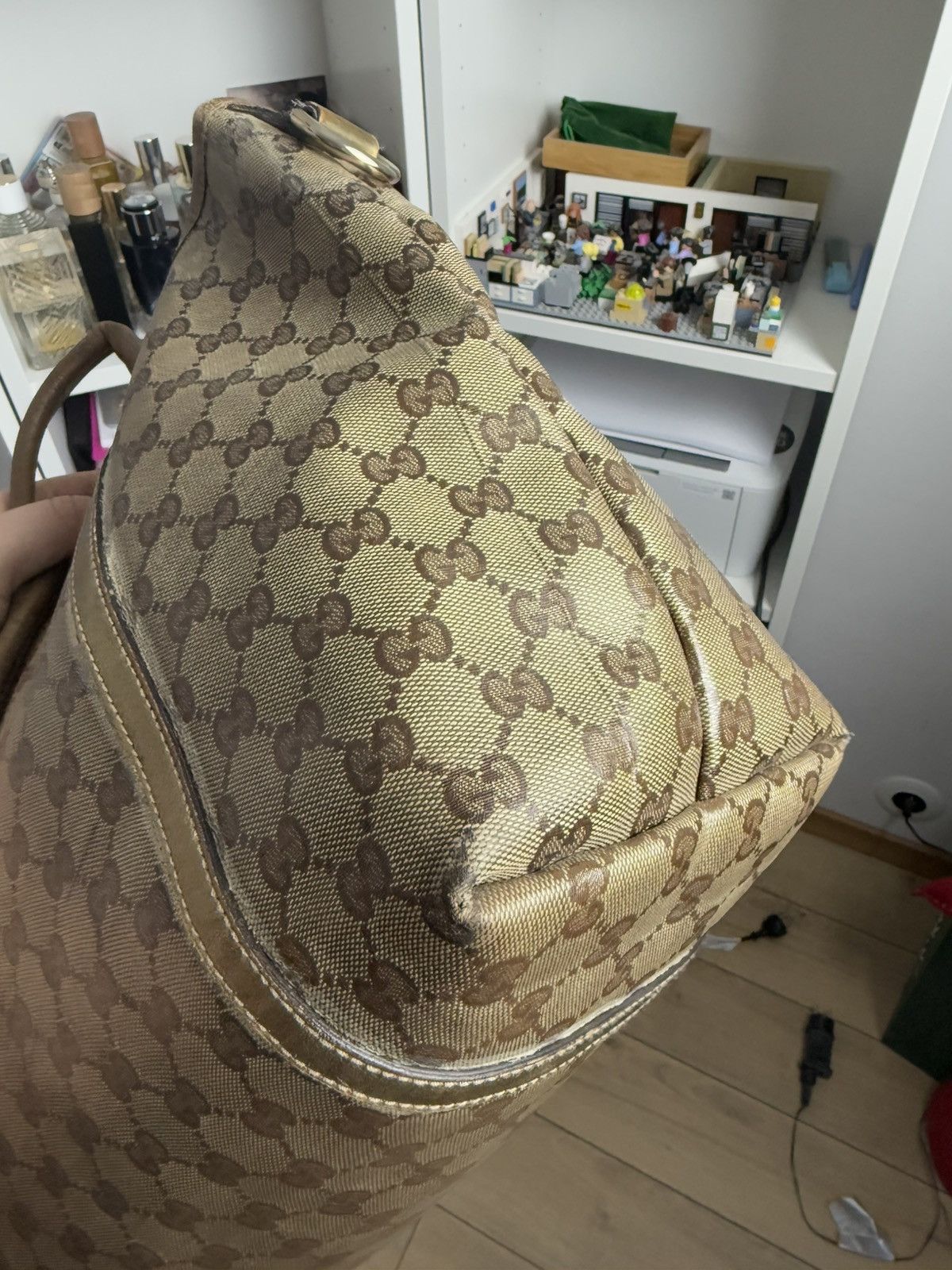 Designer × Gucci × Vintage Vintage y2k Gucci monogram tote / shopper bag luxury designer Size ONE SIZE - 17 Thumbnail