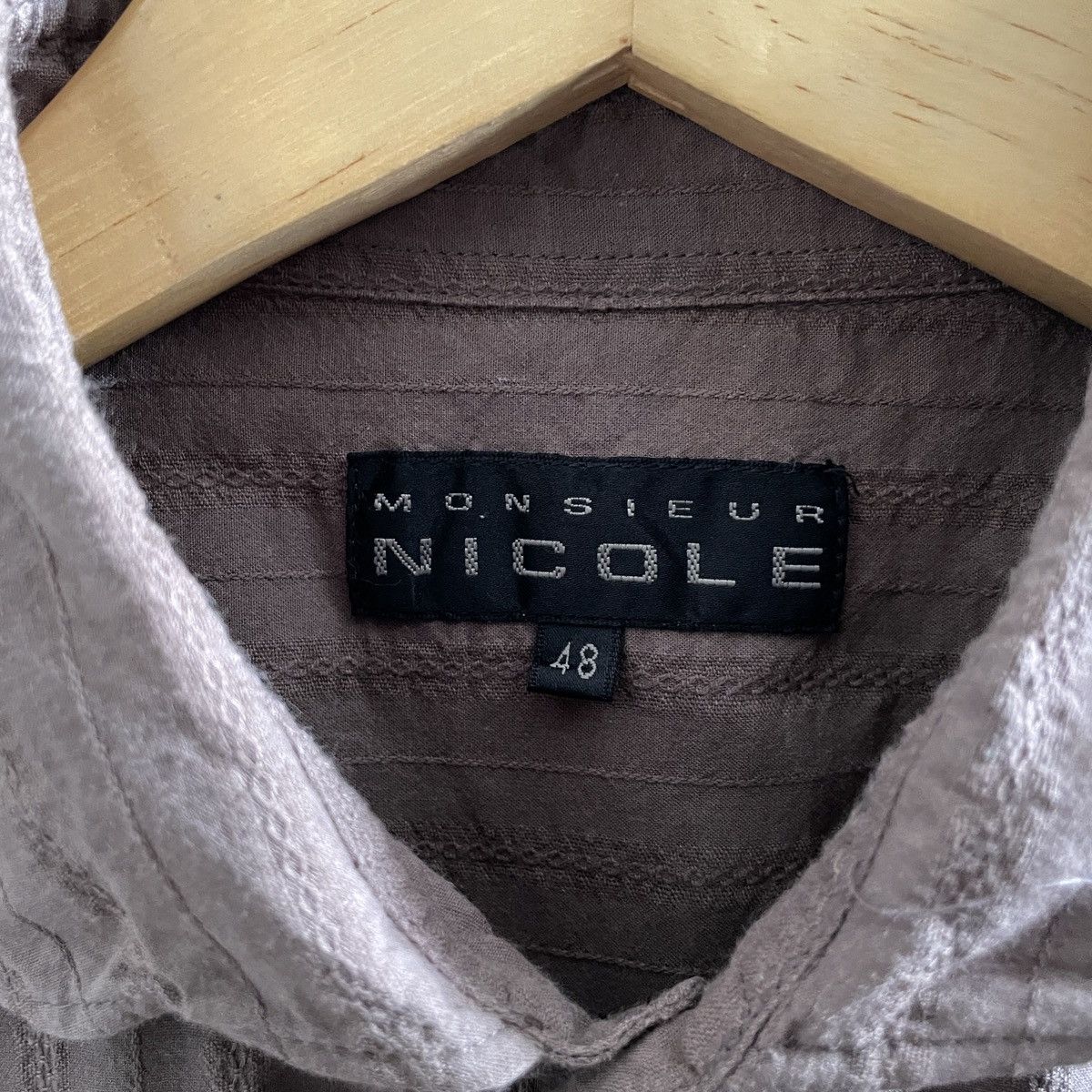 Japanese Brand × Matsuda × Nicole Club 🔥Monsieur Nicole y2k Raglan Shirt Size US M / EU 48-50 / 2 - 6 Thumbnail