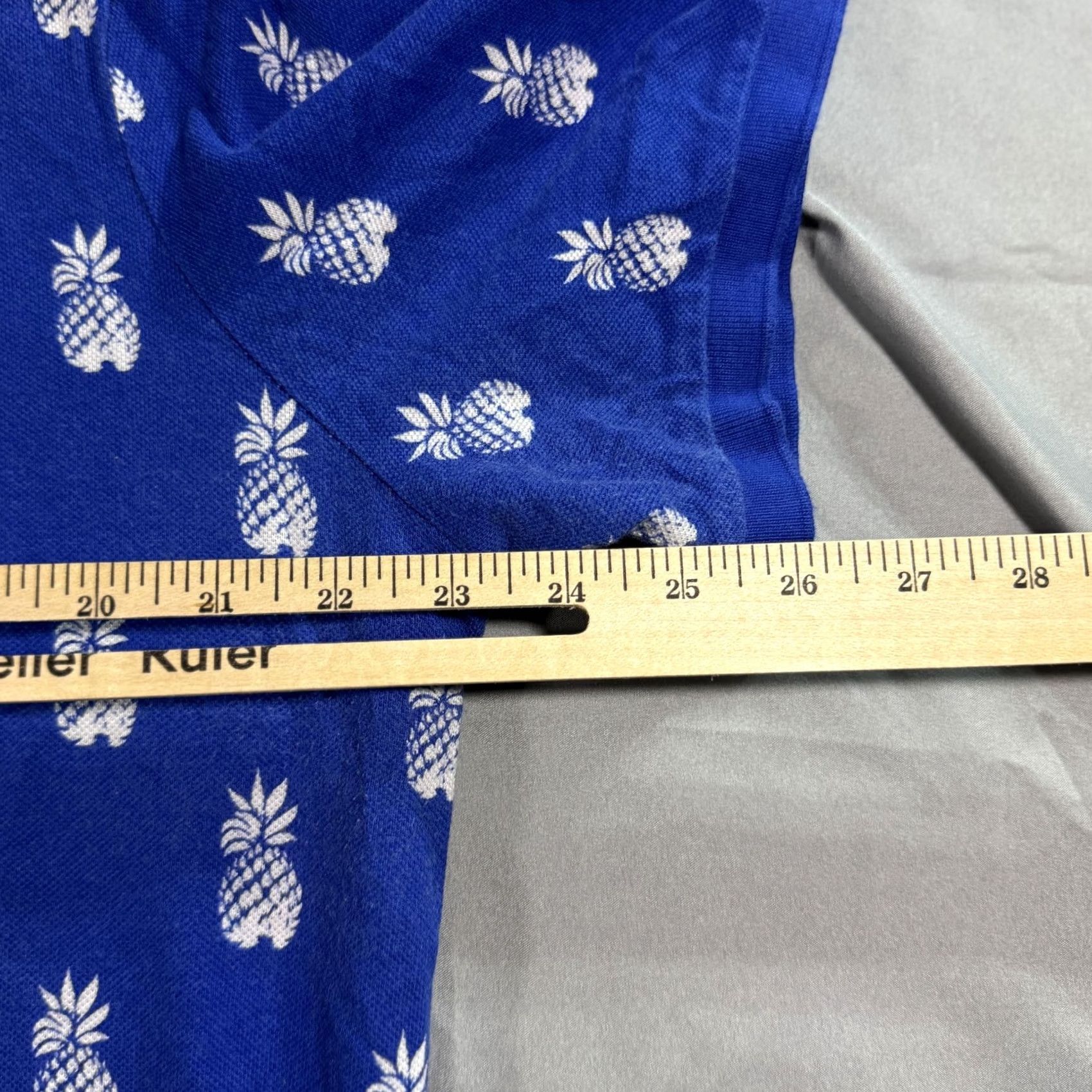 Polo Ralph Lauren Polo Ralph Lauren Polo Shirt Mens L Blue Pineapple Print Classic Fit Cotton Shirt Graphic Print Casual Tailored Polo Mens Large Pineapple Pattern Size US L / EU 52-54 / 3 - 6 Thumbnail