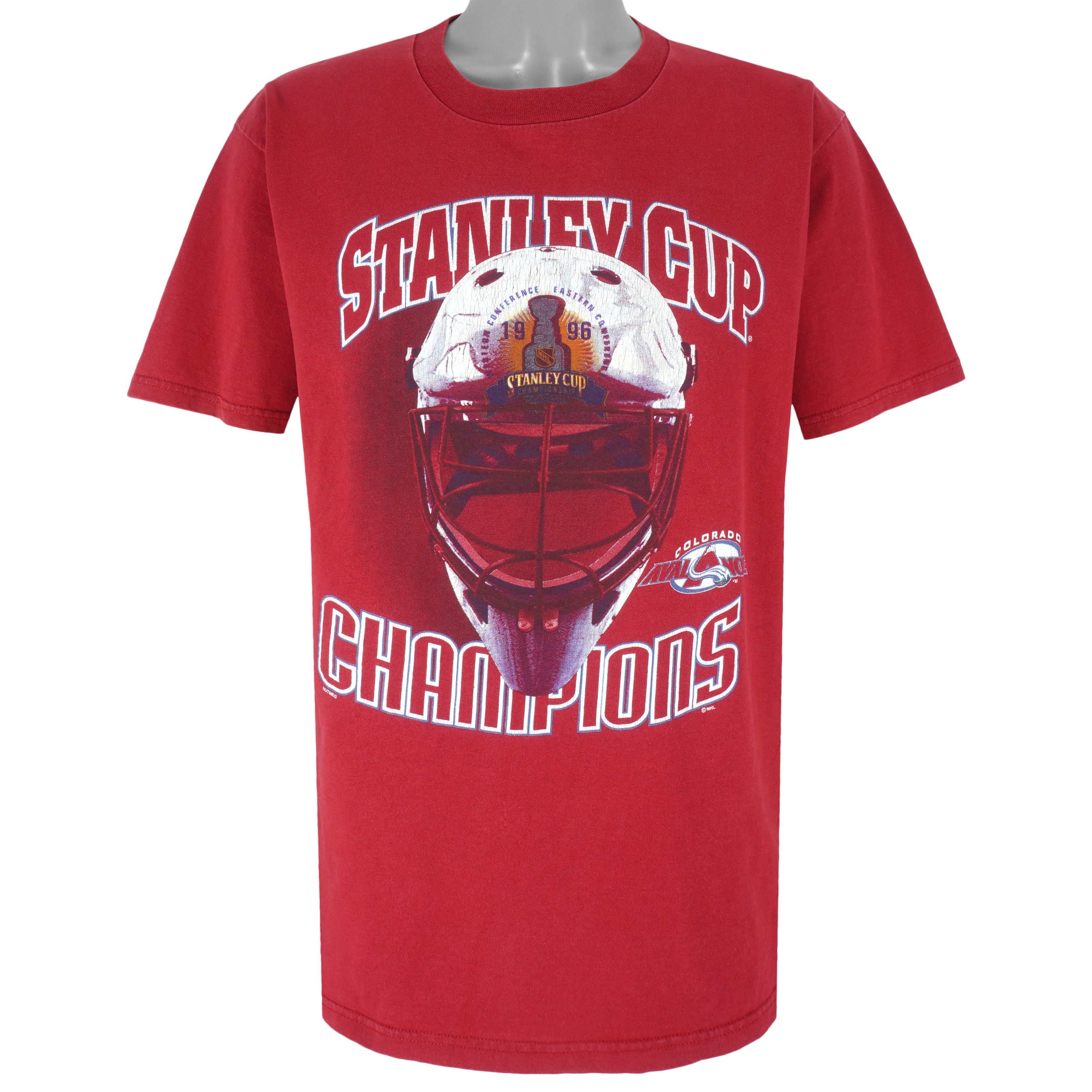 Lee NHL - Colorado Avalanche Stanley Cup T-Shirt 1996 Size US L / EU 52-54 / 3 - 1 Thumbnail