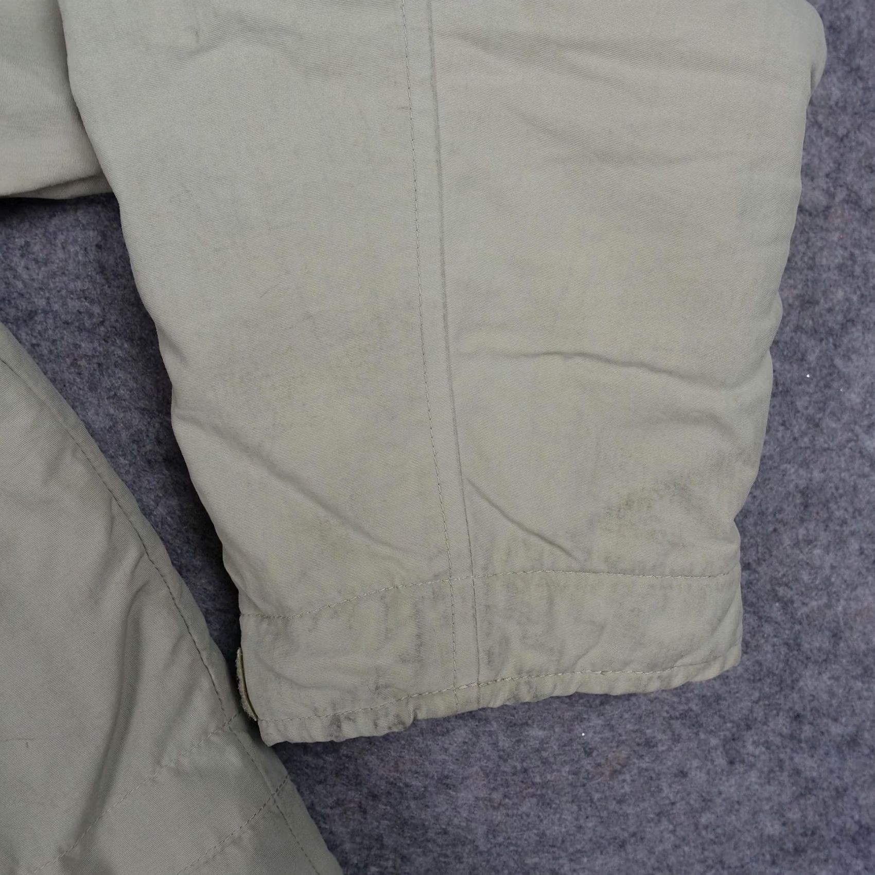 Vintage VINTAGE L.L. Bean Coat Parka Mens Large Beige Hooded Insulated Thinsulate Polartec Zip Pockets Size US L / EU 52-54 / 3 - 5 Thumbnail
