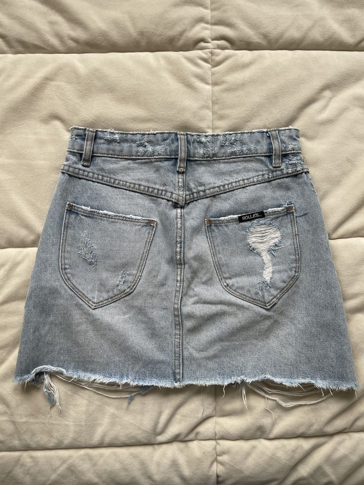 Rolla's ROLLA’S Mini Denim Skirt Size 26" / US 2 / IT 38 - 2 Thumbnail
