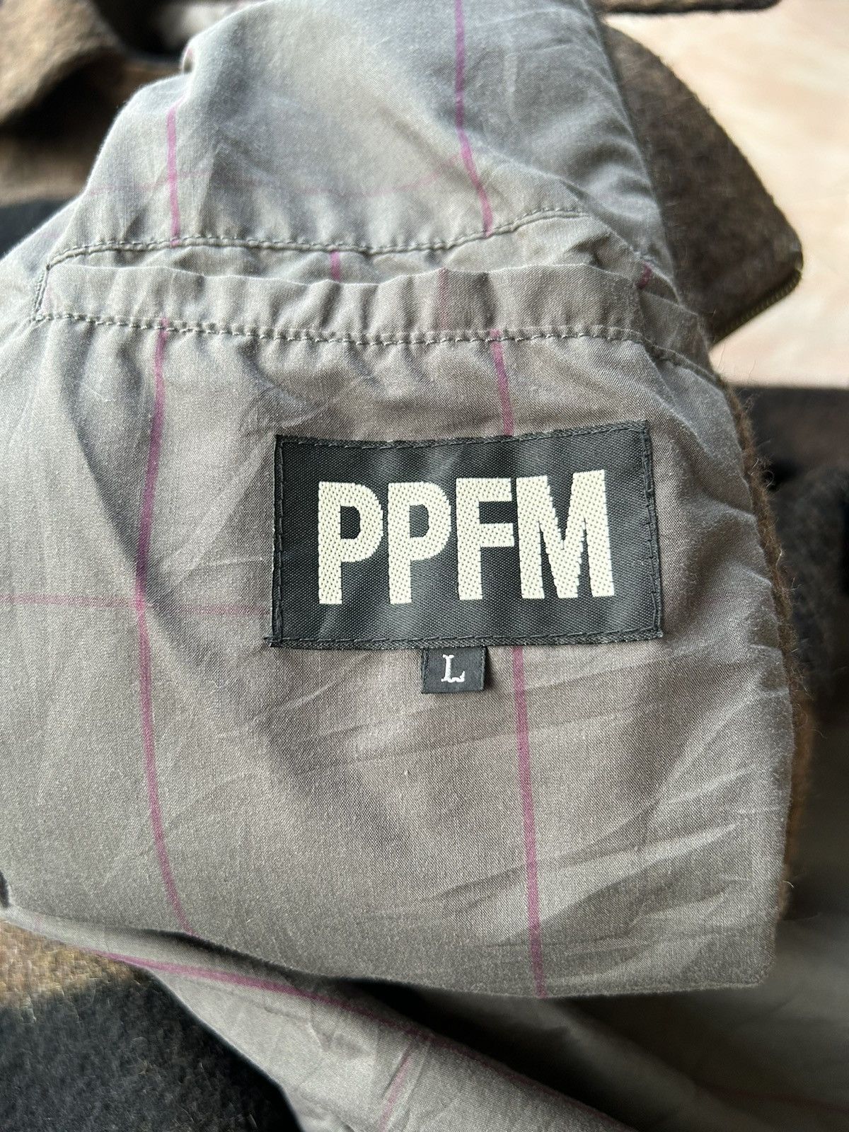 Japanese Brand × PPFM PPFM Slank Pocket Wool Jacket Size US L / EU 52-54 / 3 - 10 Thumbnail