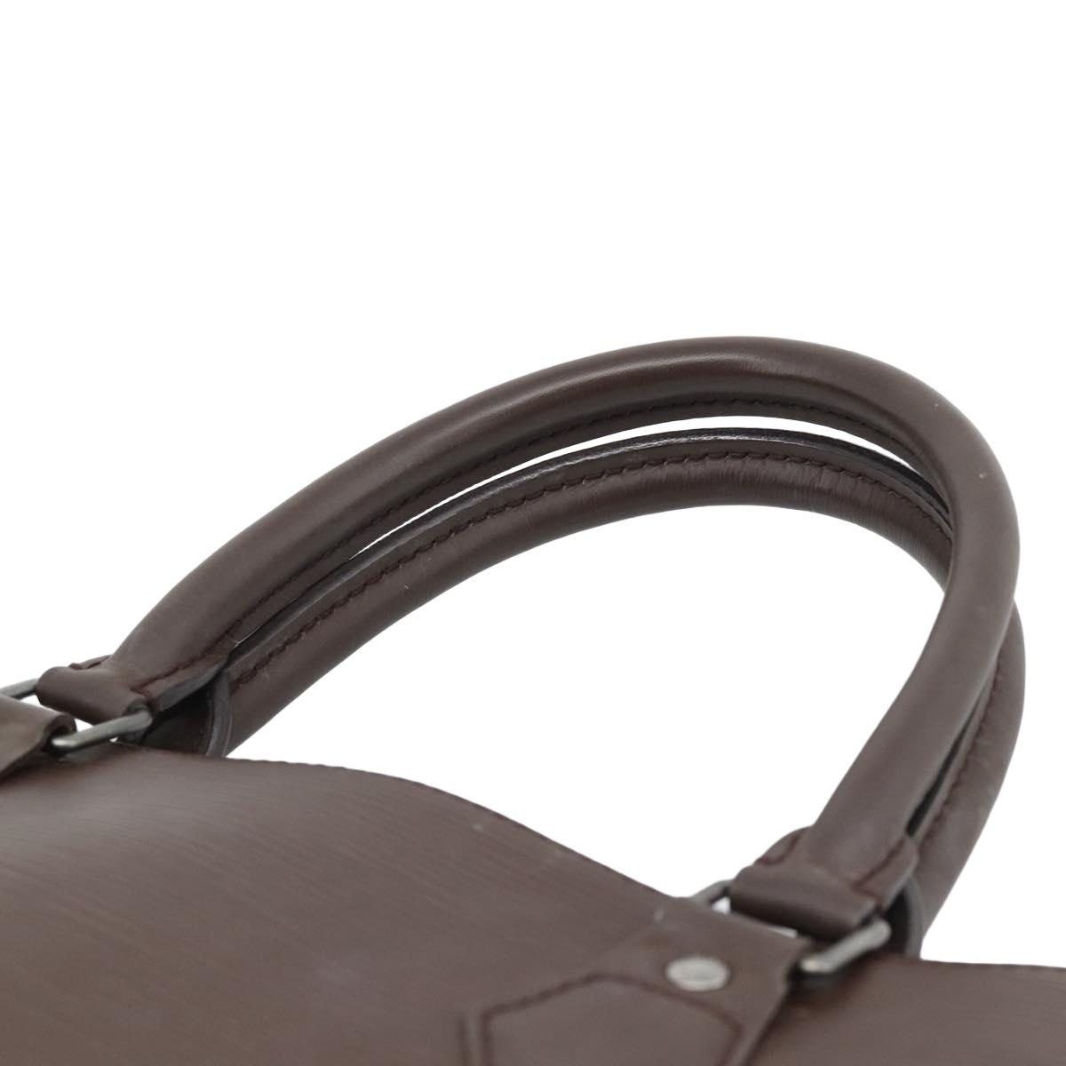 Louis Vuitton Louis Vuitton Epi Sac Plat PM Handbag Brown Size ONE SIZE - 10 Thumbnail