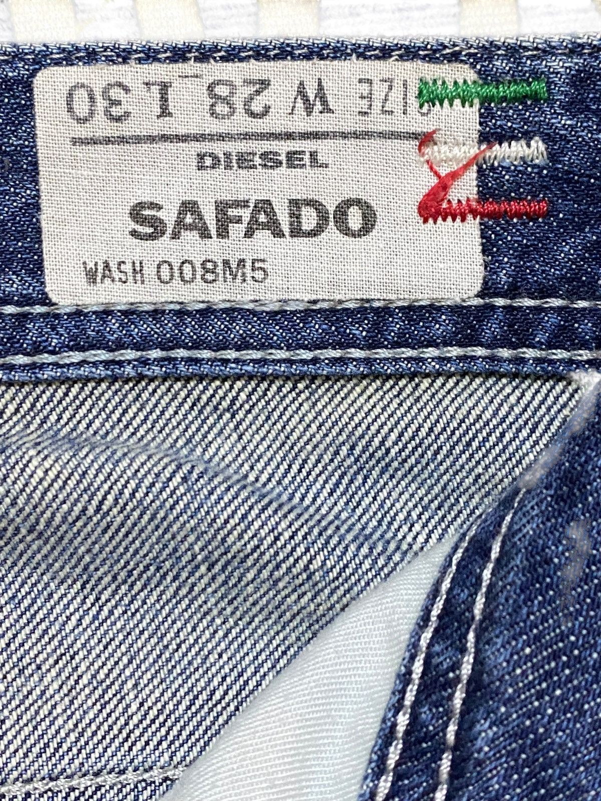 Diesel Black Gold Vintage Diesel Jeans Safado Full Button Distressed Rock Size US 32 / EU 48 - 21 Thumbnail