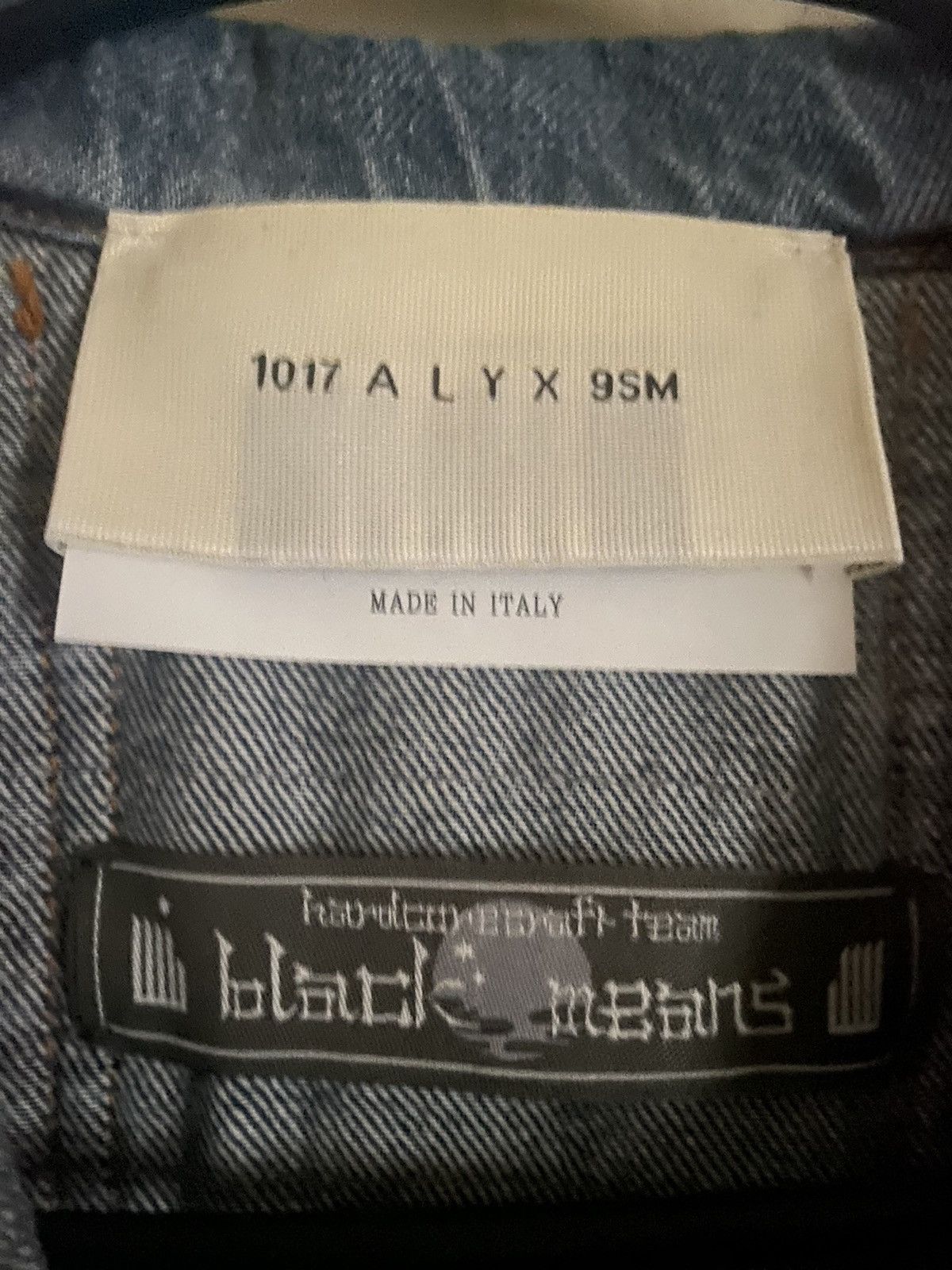 1017 ALYX 9SM Alyx Blackmeans Distressed Denim Jacket Size US M / EU 48-50 / 2 - 3 Thumbnail