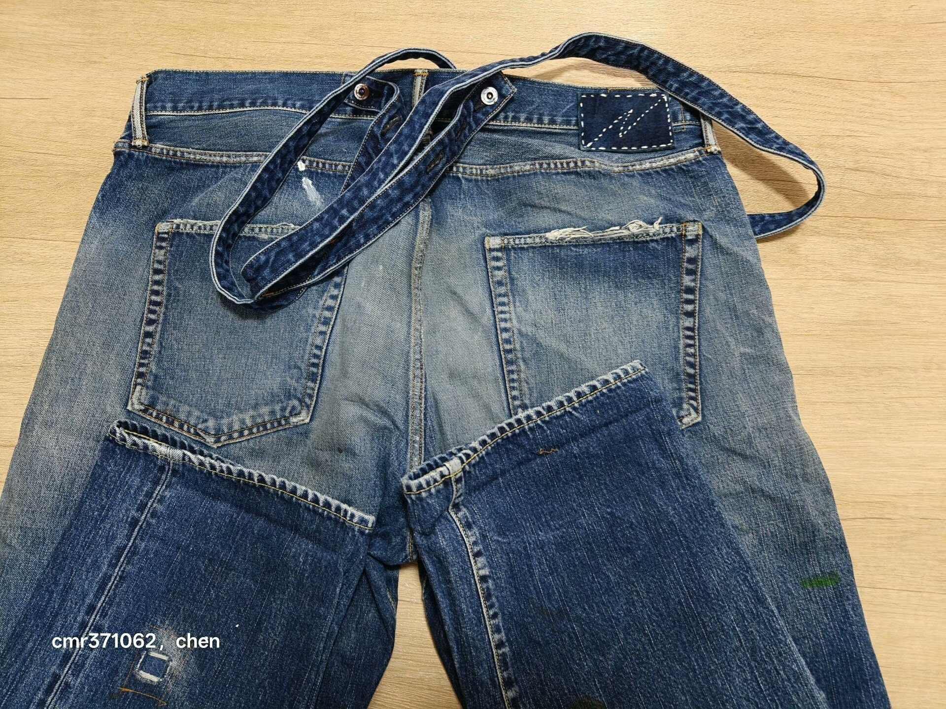 Visvim visvim TRAVAILLER BRACES DRY DENIM-7 Size US 26 / EU 42 - 5 Thumbnail
