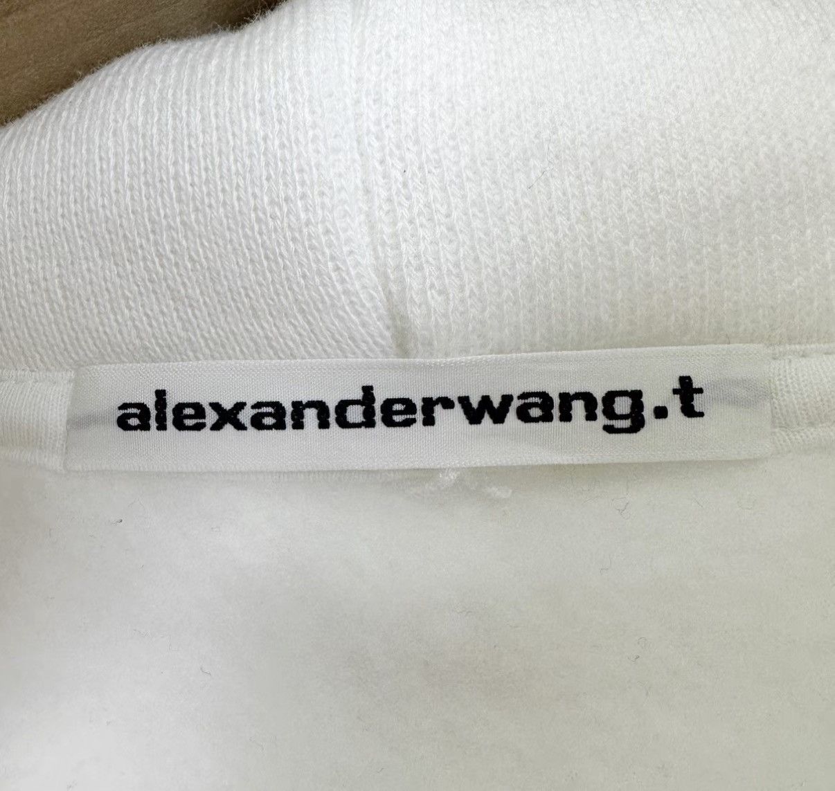 Alexander Wang Alexander Wang White Chest Foam Logo Hoodie K12 Size S / US 4 / IT 40 - 4 Thumbnail