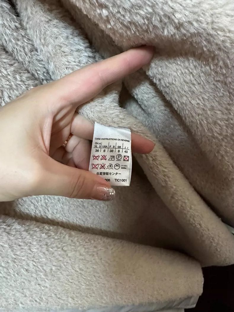 Max Mara Max Mara Alpaca classic off-white windproof and waterproof Size S / US 4 / IT 40 - 5 Thumbnail