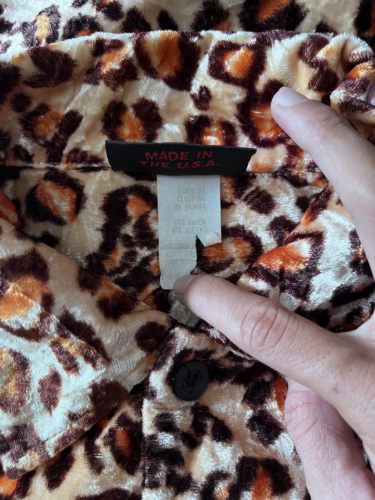 Fucking Awesome Vintage 90s Sinister Clothing Leopard Size US M / EU 48-50 / 2 - 8 Thumbnail