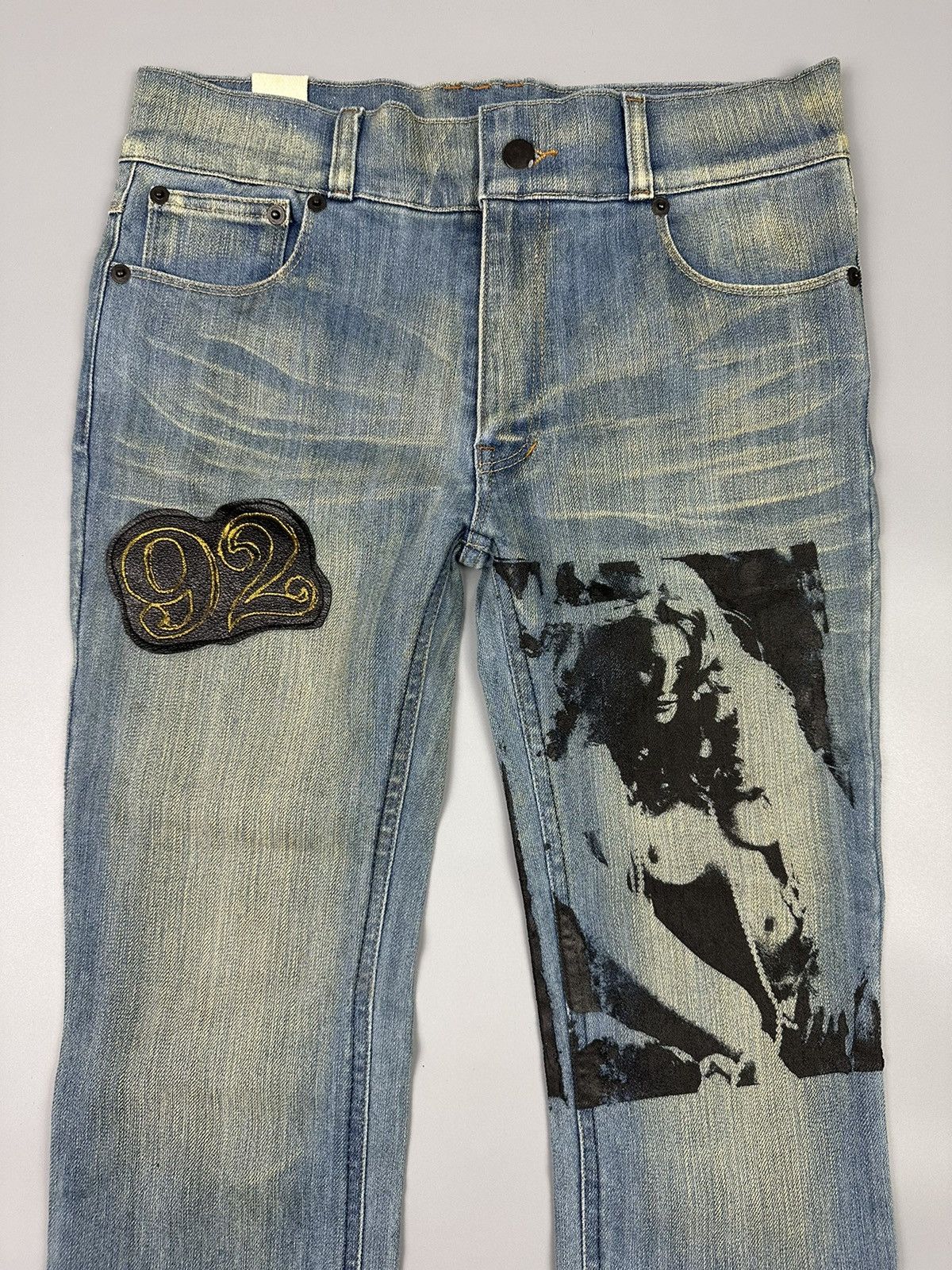 Japanese Brand × Seditionaries 🔥Sexy Sick🔥Agent Knock “Useless Army” Nude Girls Denim Size US 30 / EU 46 - 5 Thumbnail