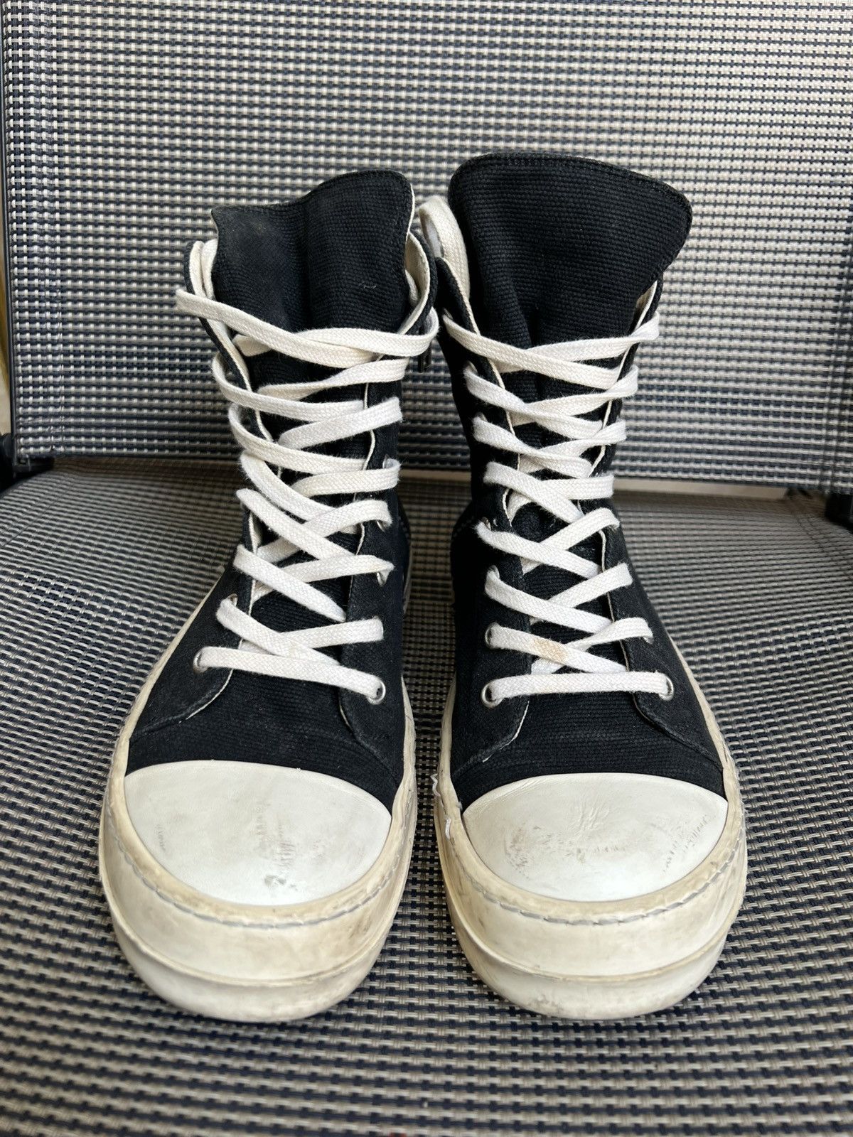 Rick Owens Drkshdw Rick Owens DRKSHDW Ramones Size US 5.5 / EU 38 - 2 Thumbnail