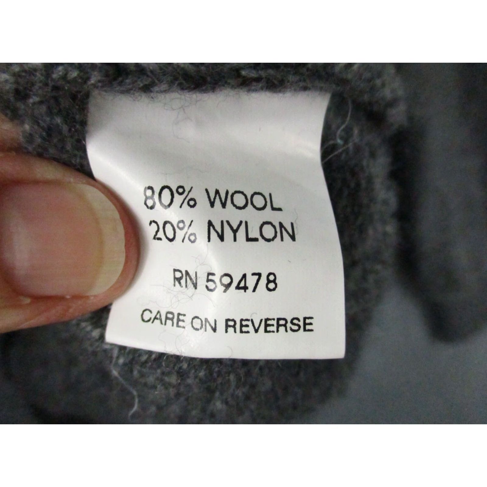 Vintage VINTAGE Daniele Blasi Sweater Mens Large Gray Wool Blend Collared Long Sleeve Italy Regular Size US L / EU 52-54 / 3 - 4 Thumbnail