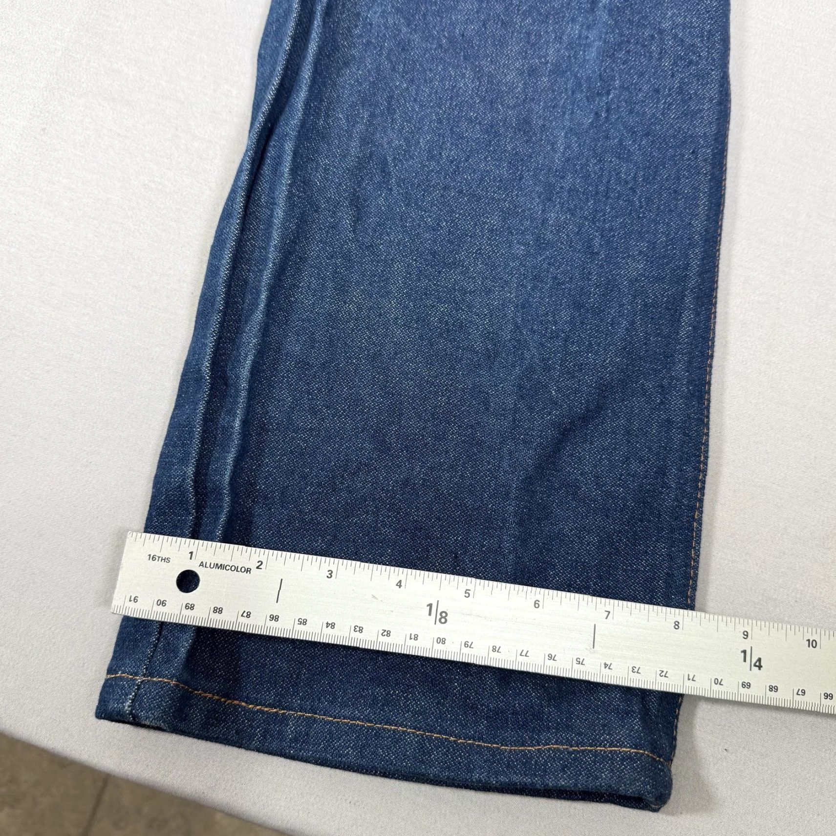 Wrangler Wrangler Jeans Mens 34x36 Blue 13MWZ Straight Denim Pants Western Cowboy Jeans Men Size US 34 / EU 50 - 5 Thumbnail