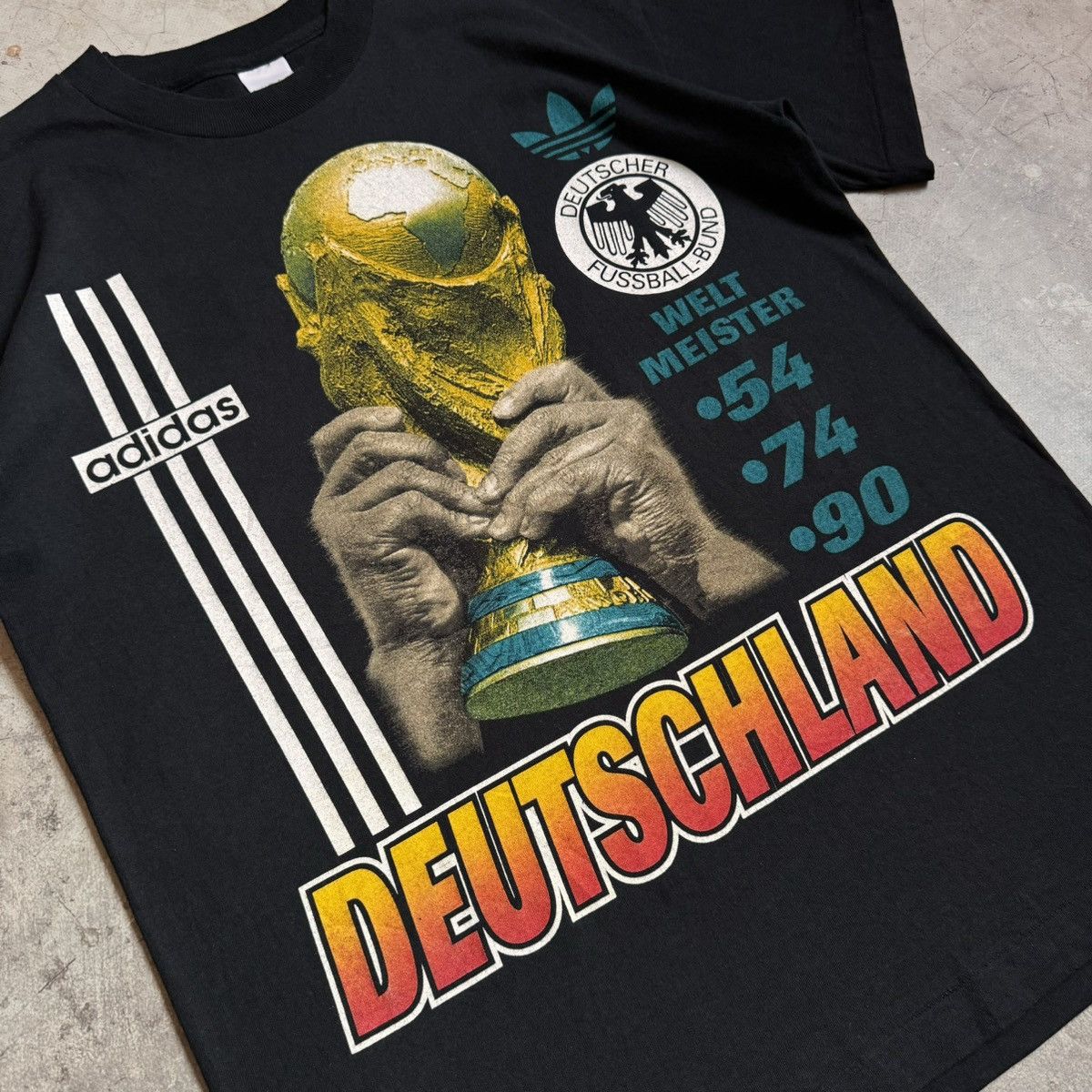 Adidas Vintage Adidas Germany Deutschland World Cup Shirt Jersey Size US M / EU 48-50 / 2 - 2 Thumbnail