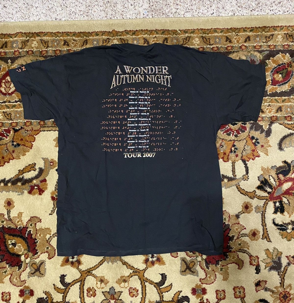 Vintage Vintage 2007 Stevie Wonder "A Wonder Autumn Night" Shirt Size US XL / EU 56 / 4 - 2 Thumbnail