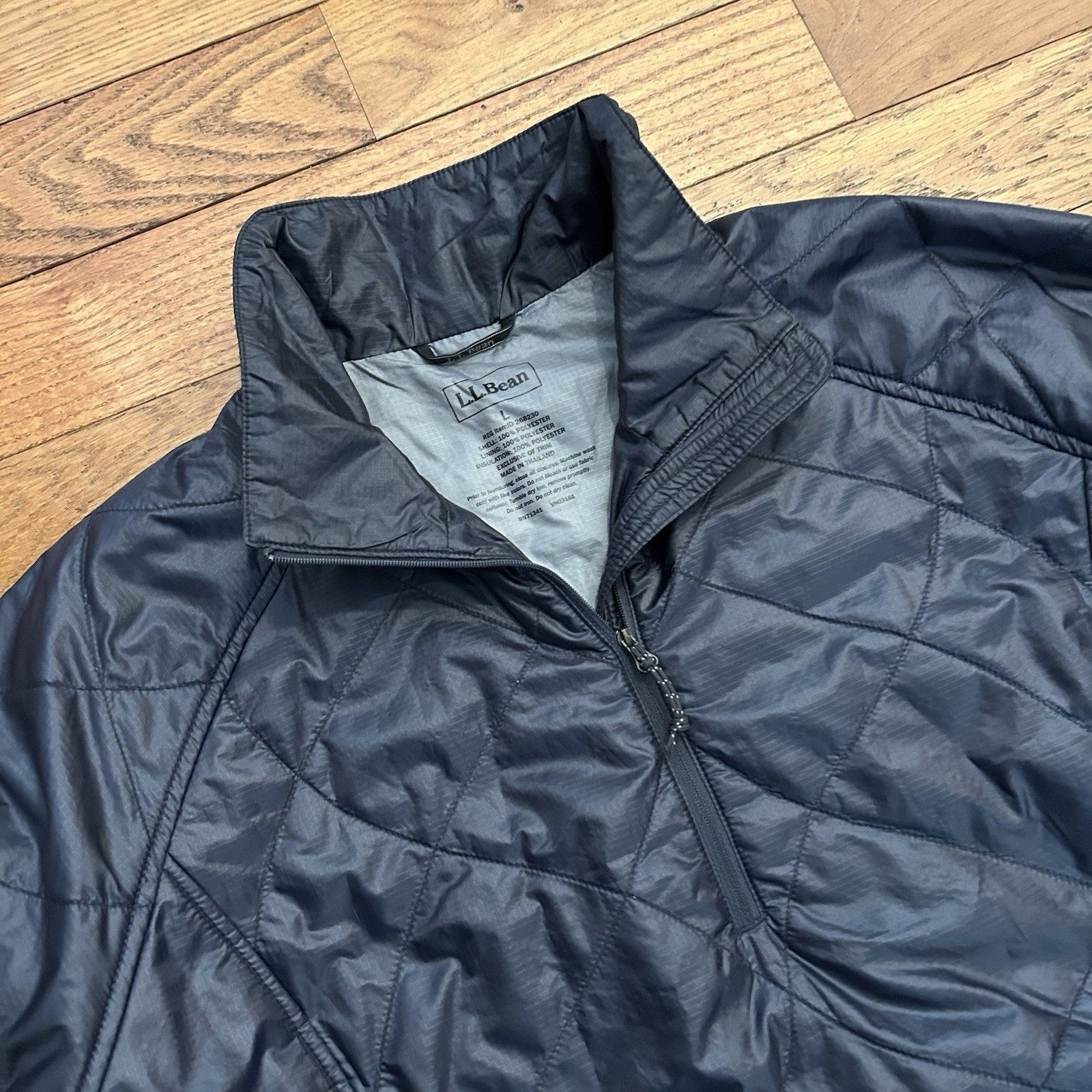L.L. Bean Primaloft Quilted Puffer Half Zip Popover Jacket Large Size US L / EU 52-54 / 3 - 2 Thumbnail