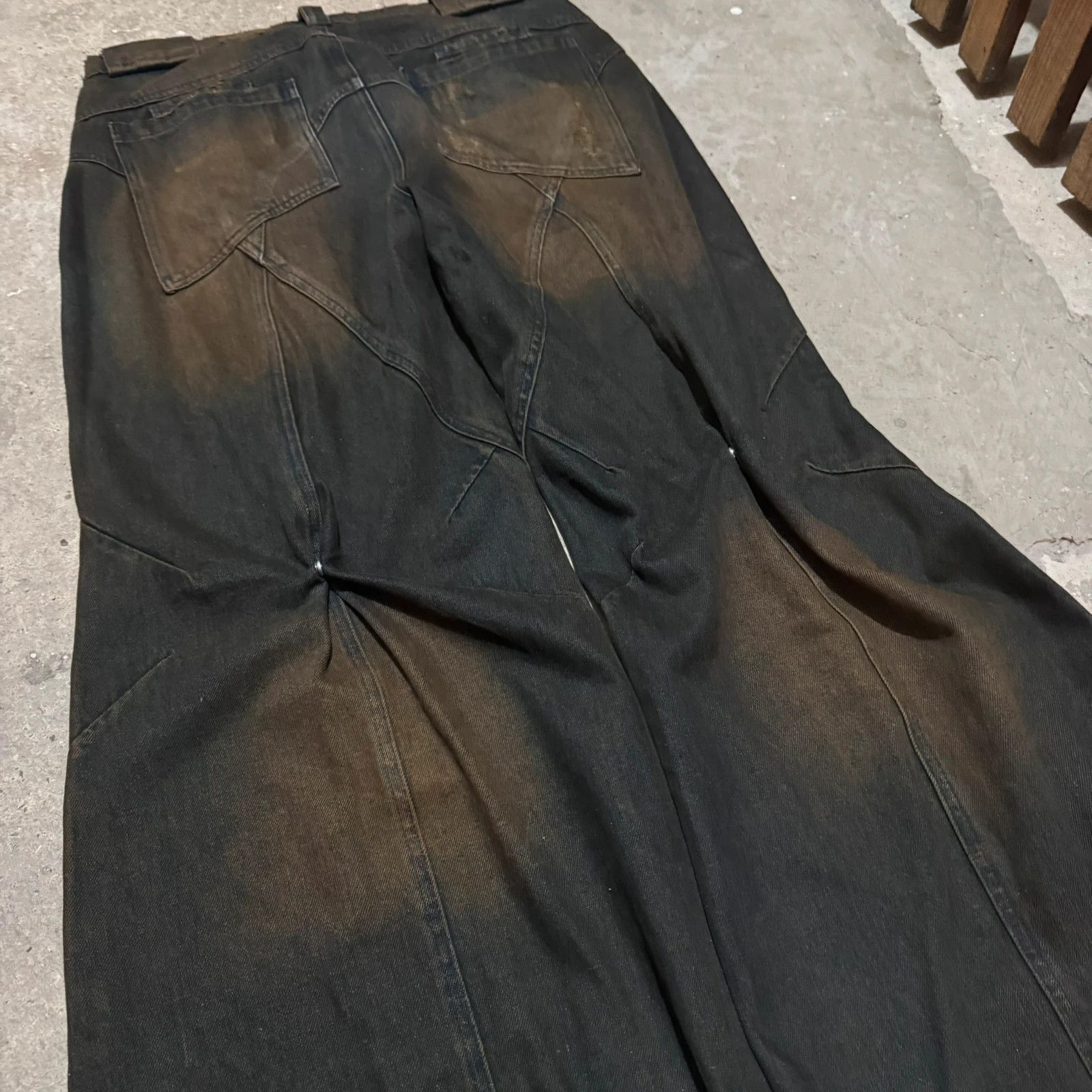 No Faith Studios No Faith studios dune wide leg jeans Size US 32 / EU 48 - 10 Thumbnail