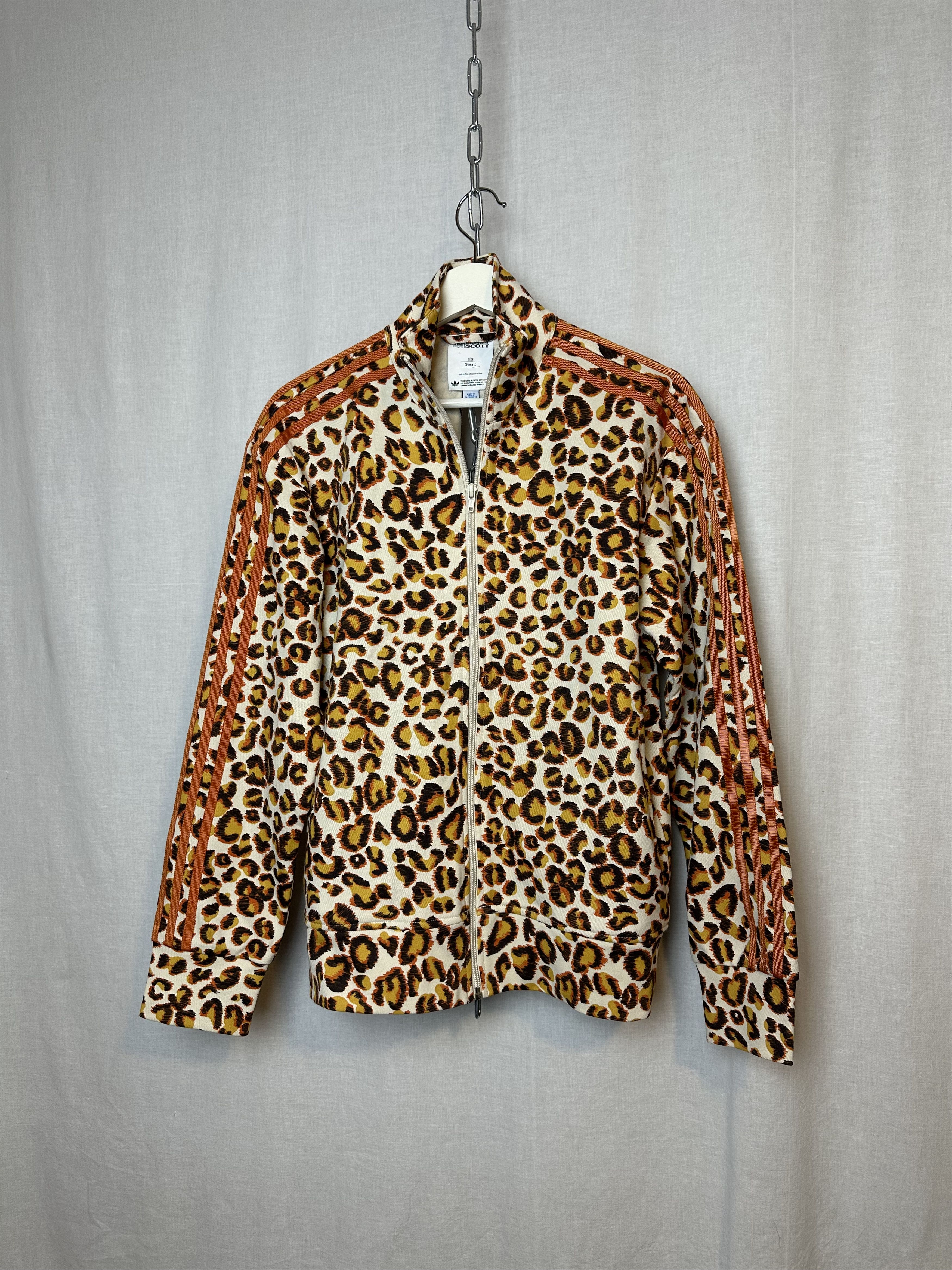 Adidas × Jeremy Scott Leopard Clawed Animal Track Zip Jacket Size US S / EU 44-46 / 1 - 2 Thumbnail