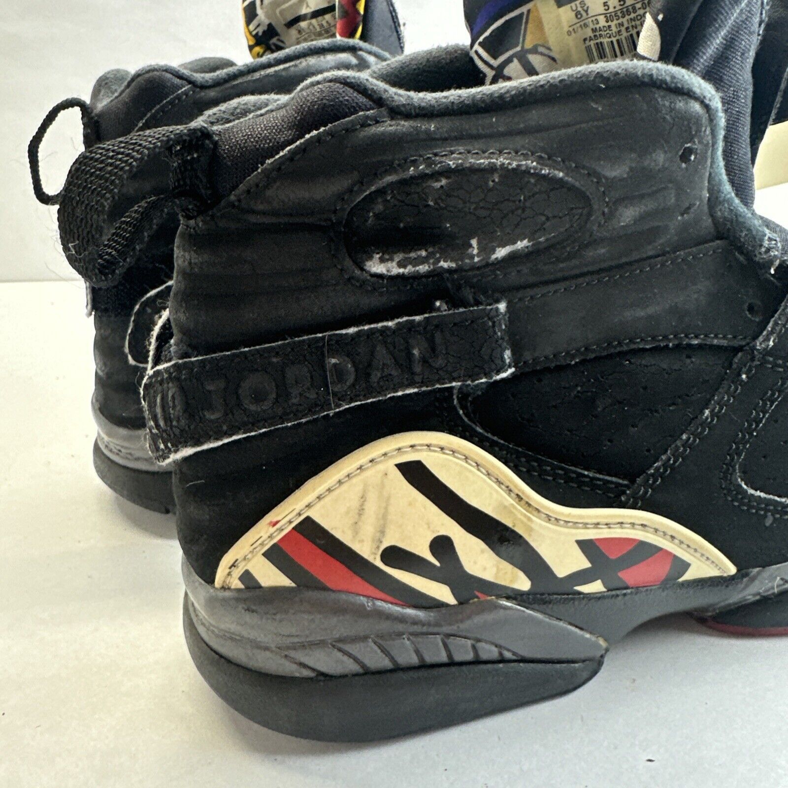 Nike Nike Air Jordan Retro 8 GS Youth Size 6Y No insoles/laces Size US 6 / IT 36 - 11 Thumbnail