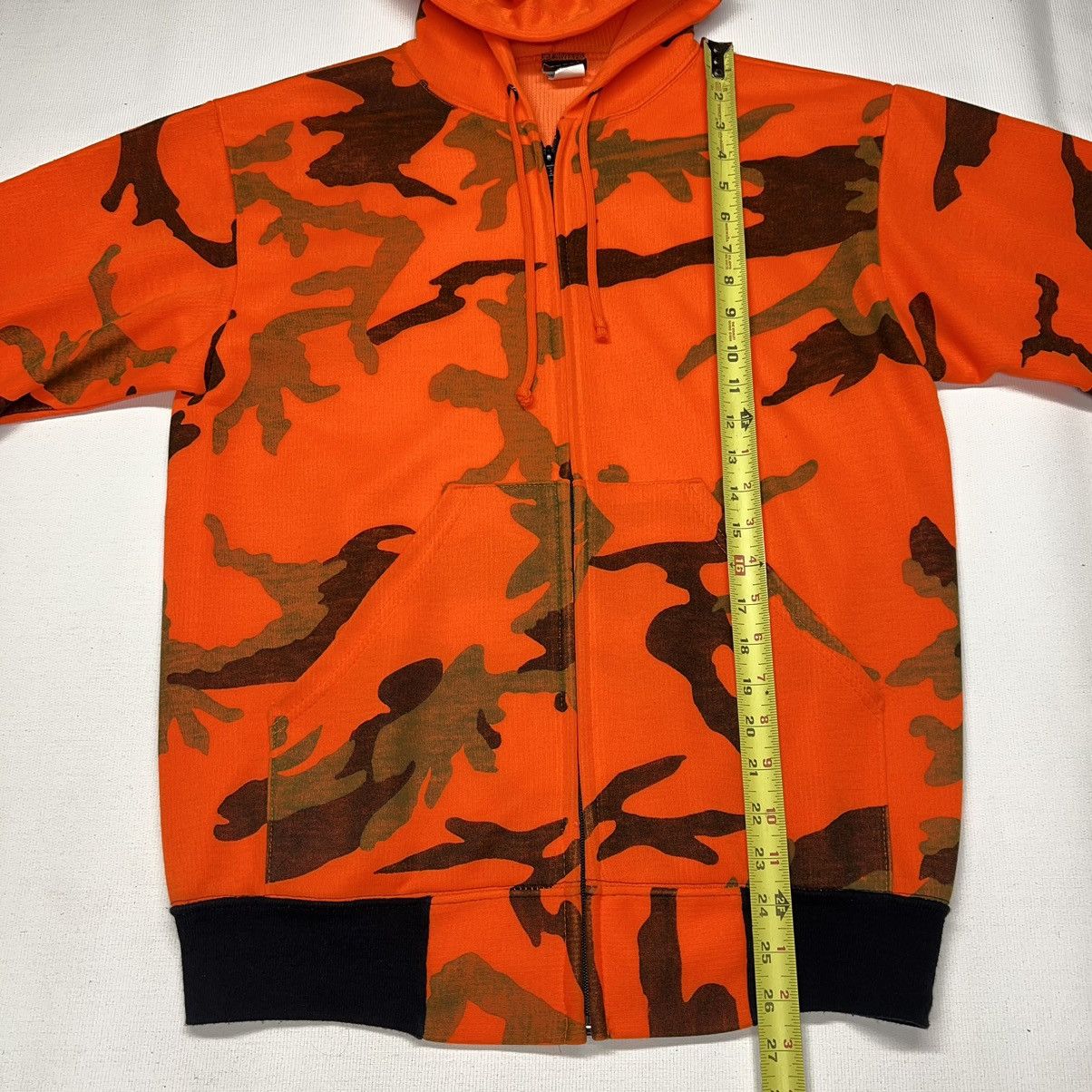 Vintage Ace Sportswear Hoodie Orange Blaze Camo Hooded Sweatshirt Size US M / EU 48-50 / 2 - 17 Thumbnail