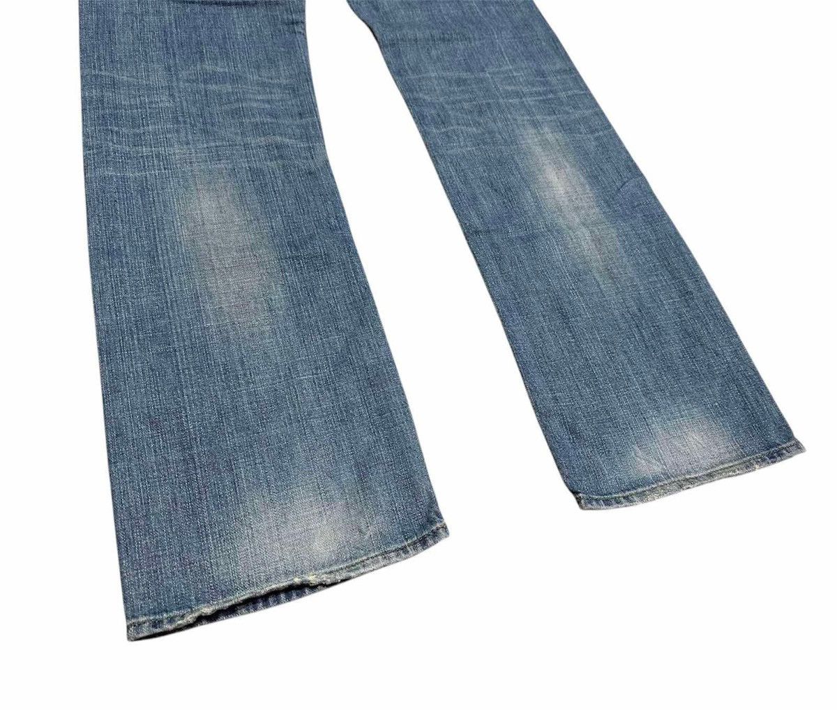 GAS × If Six Was Nine × Japanese Brand 🔥Sick Y2K Gas Jeans Light Wash Flared Denim Faded Size US 30 / EU 46 - 12 Thumbnail
